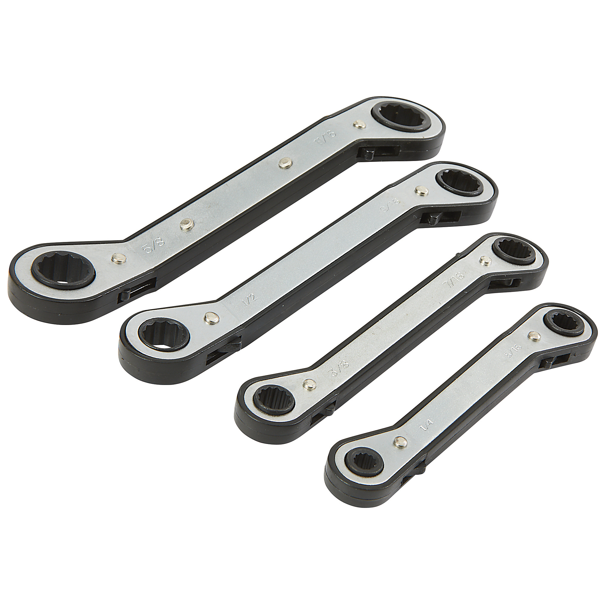 Ironton 4-Pc. Ratcheting Wrench Set
