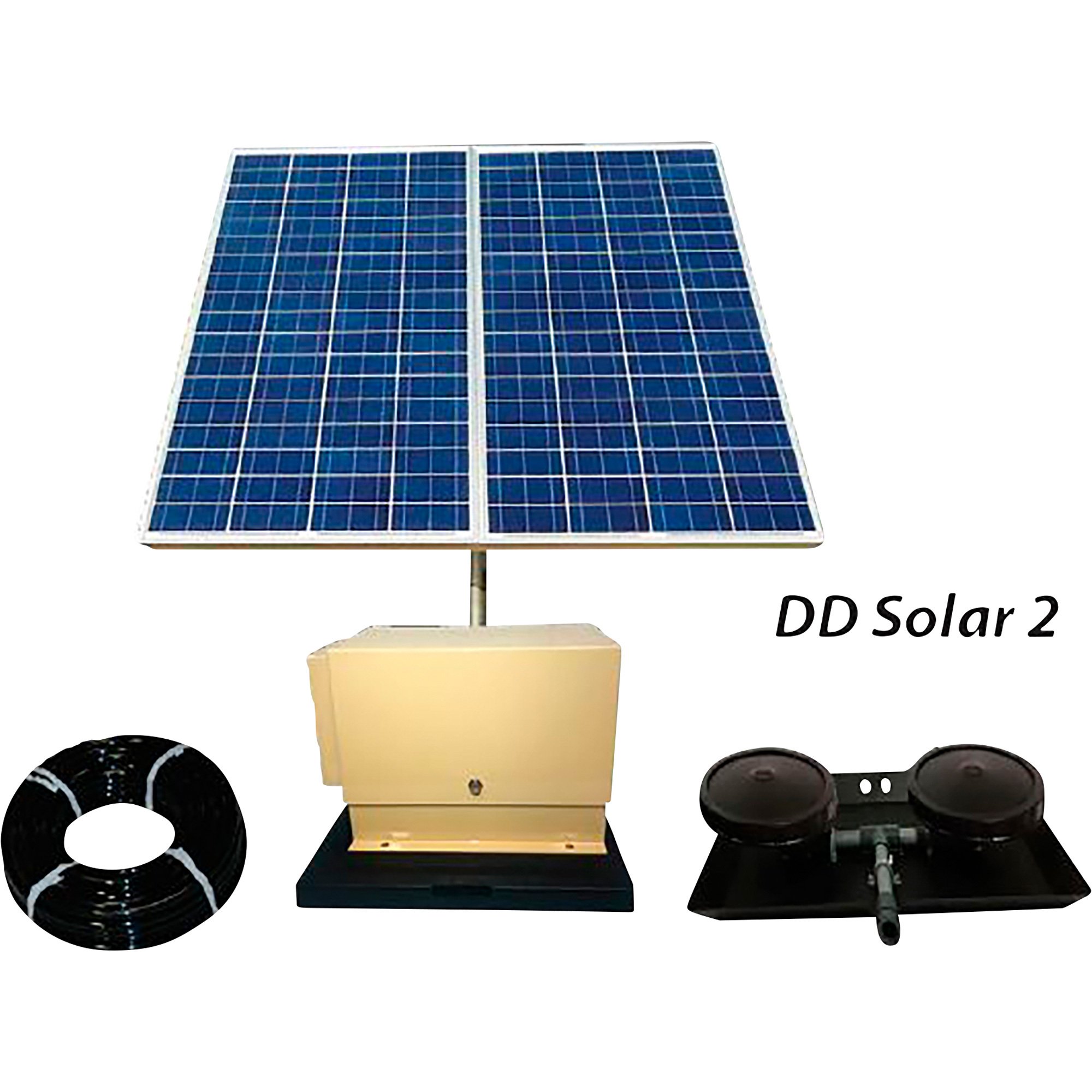 Dd Solar Aermaster Solar 2 Direct Drive Pond Aerator System — 2.8 CFM, 3/4-Acre ...