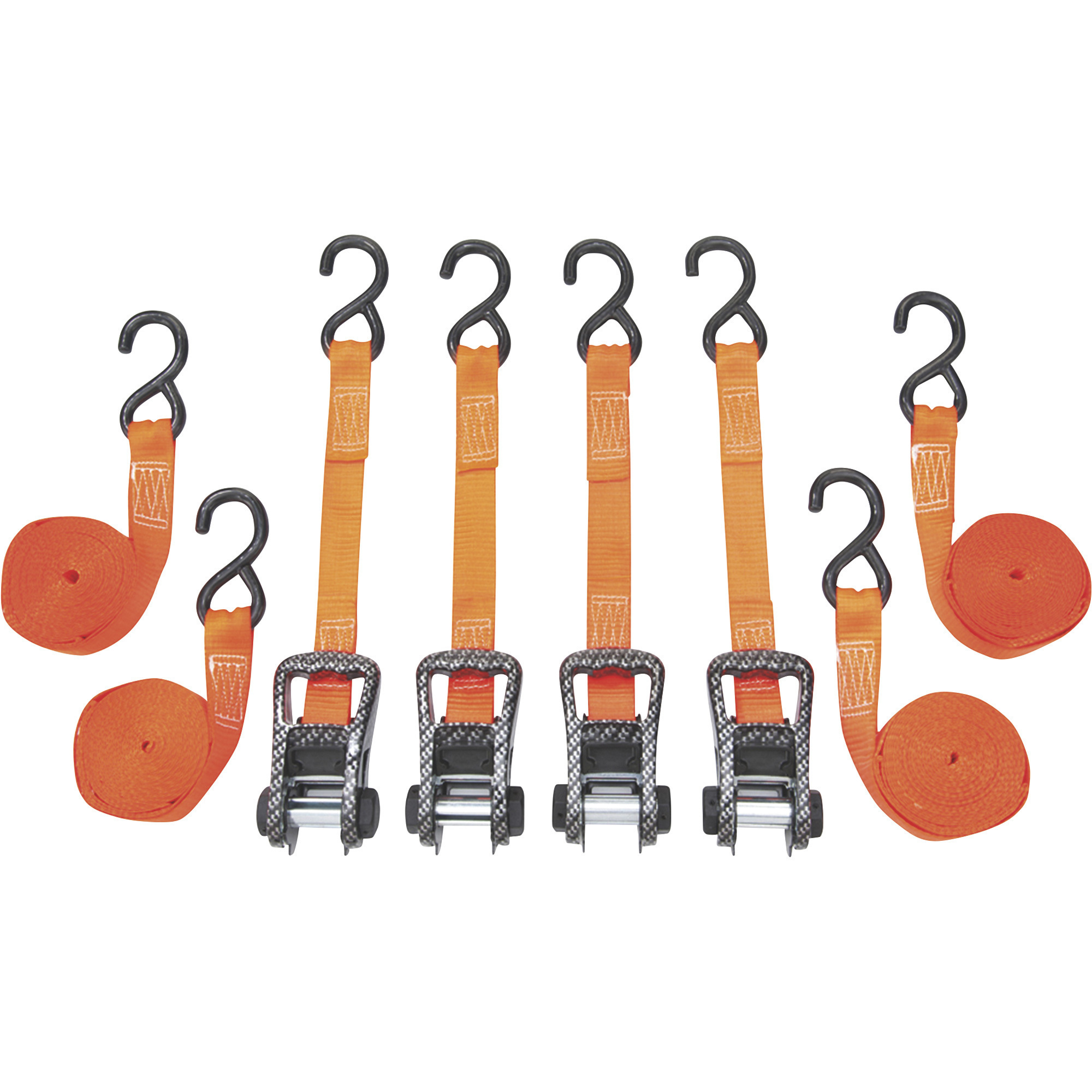 Correa de amarre de trinquete SmartStraps CarbonX Premium, paquete de 4, 1,125 pulgadas x 20 pies., - Imagen 1 de 9