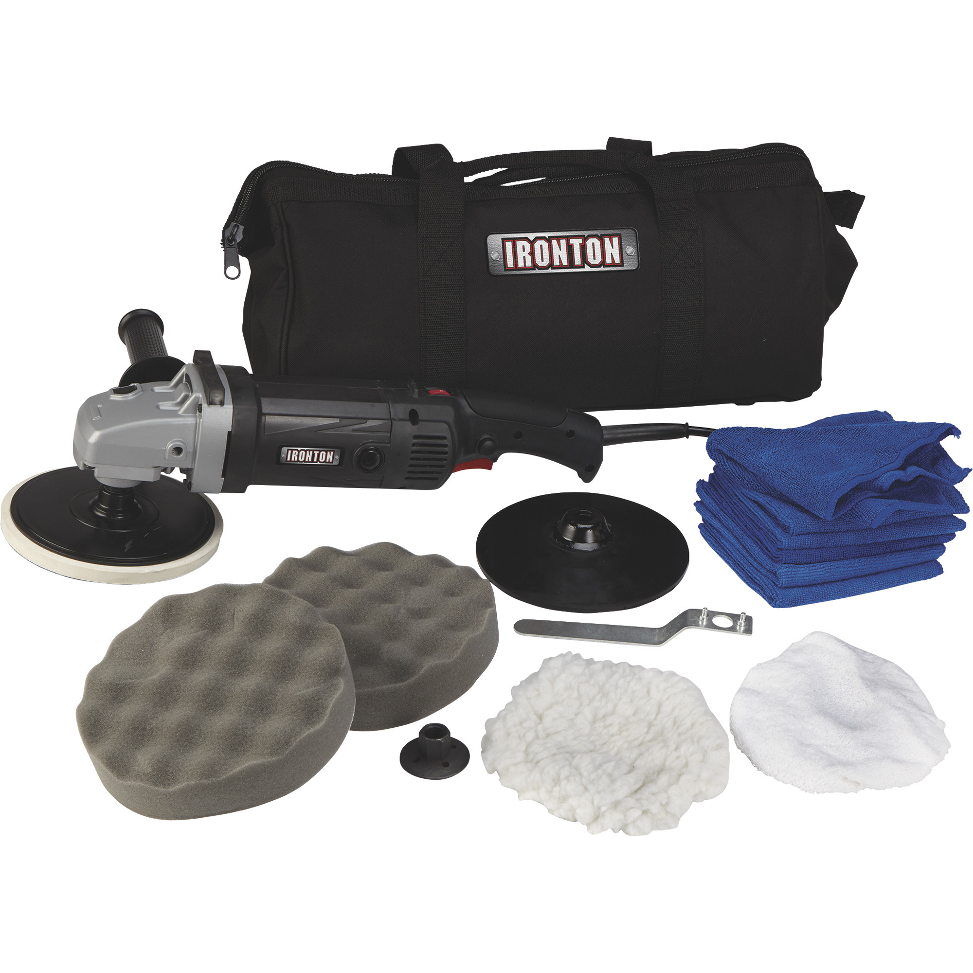 Ironton Car Polishing Kit — 11 Amp, 7in. Pad Northern Tool