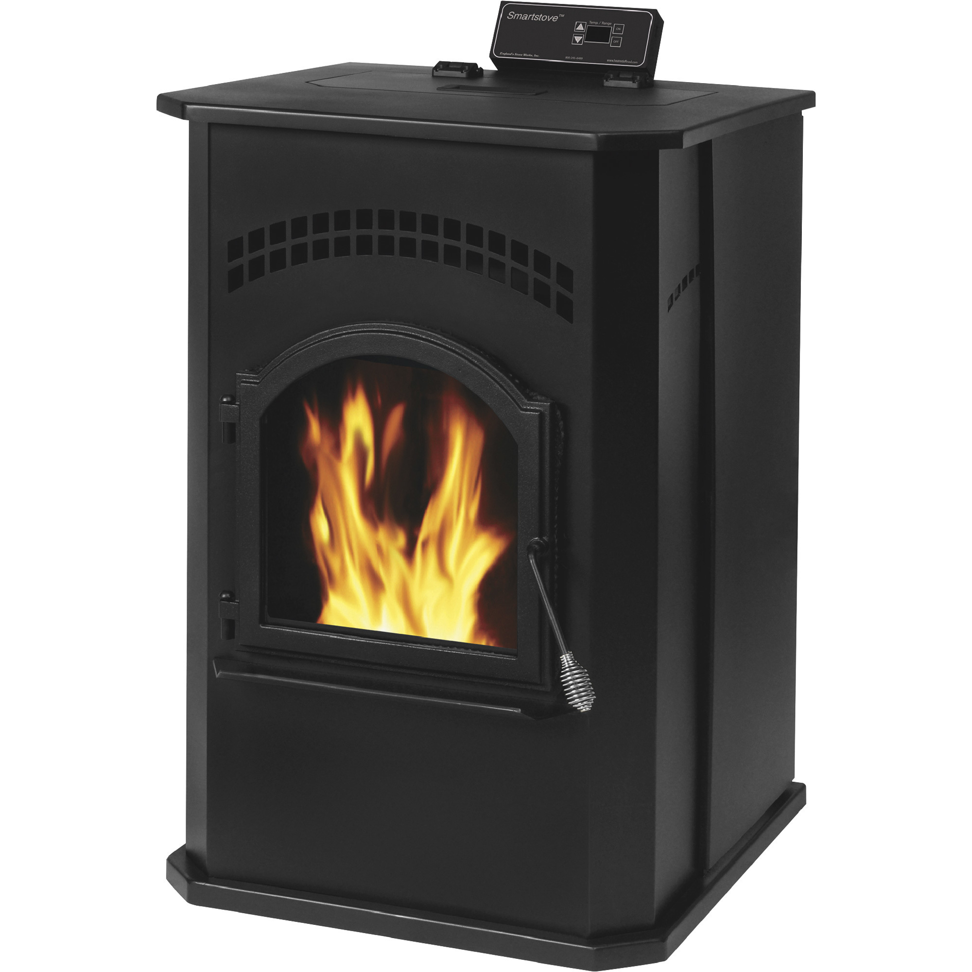 Summers Heat Pellet Stove with USB Port - 45,000 BTU, Model# 55-SHPCB120