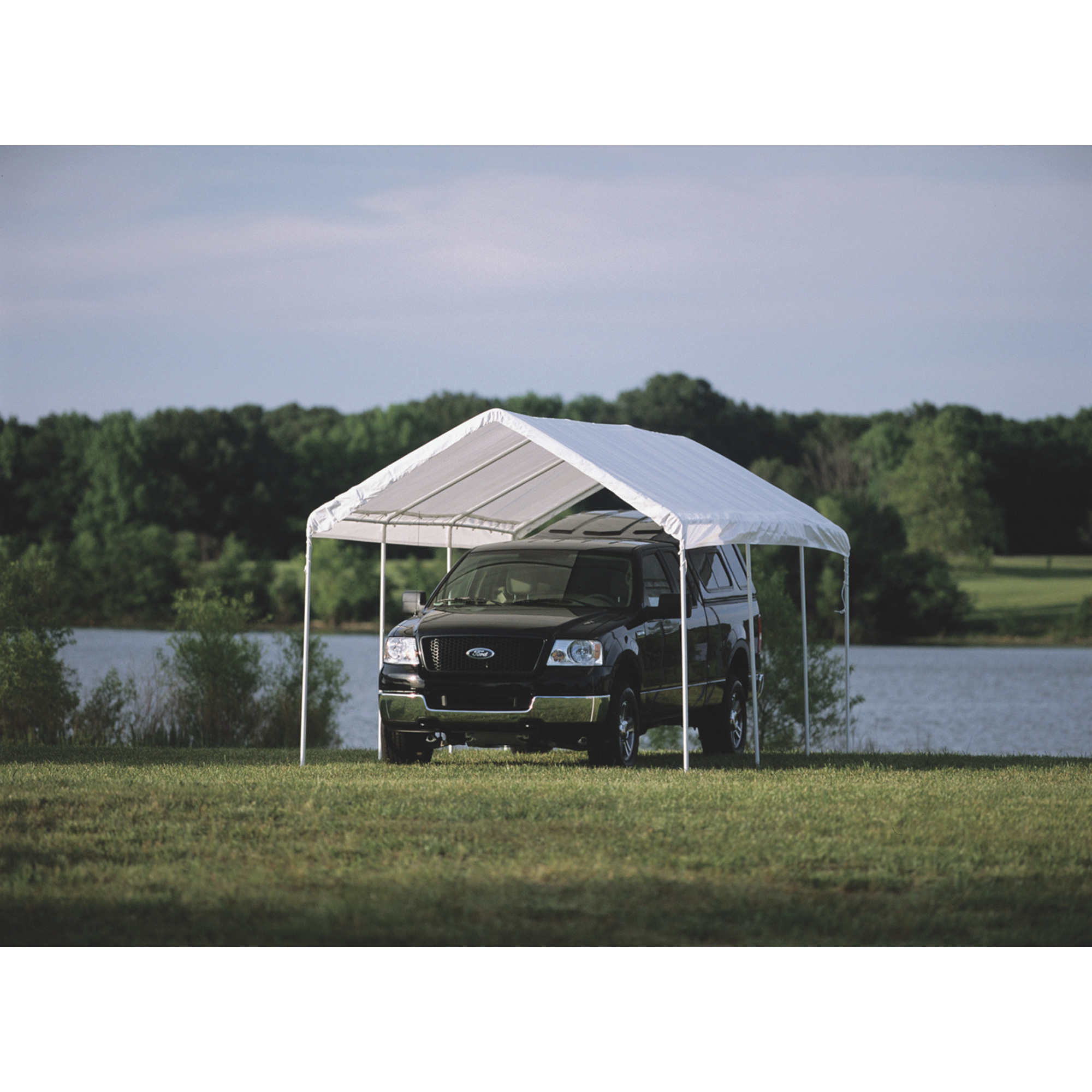 ShelterLogic Replacement Outdoor Canopy Tent Top - 20ft. x 10ft White