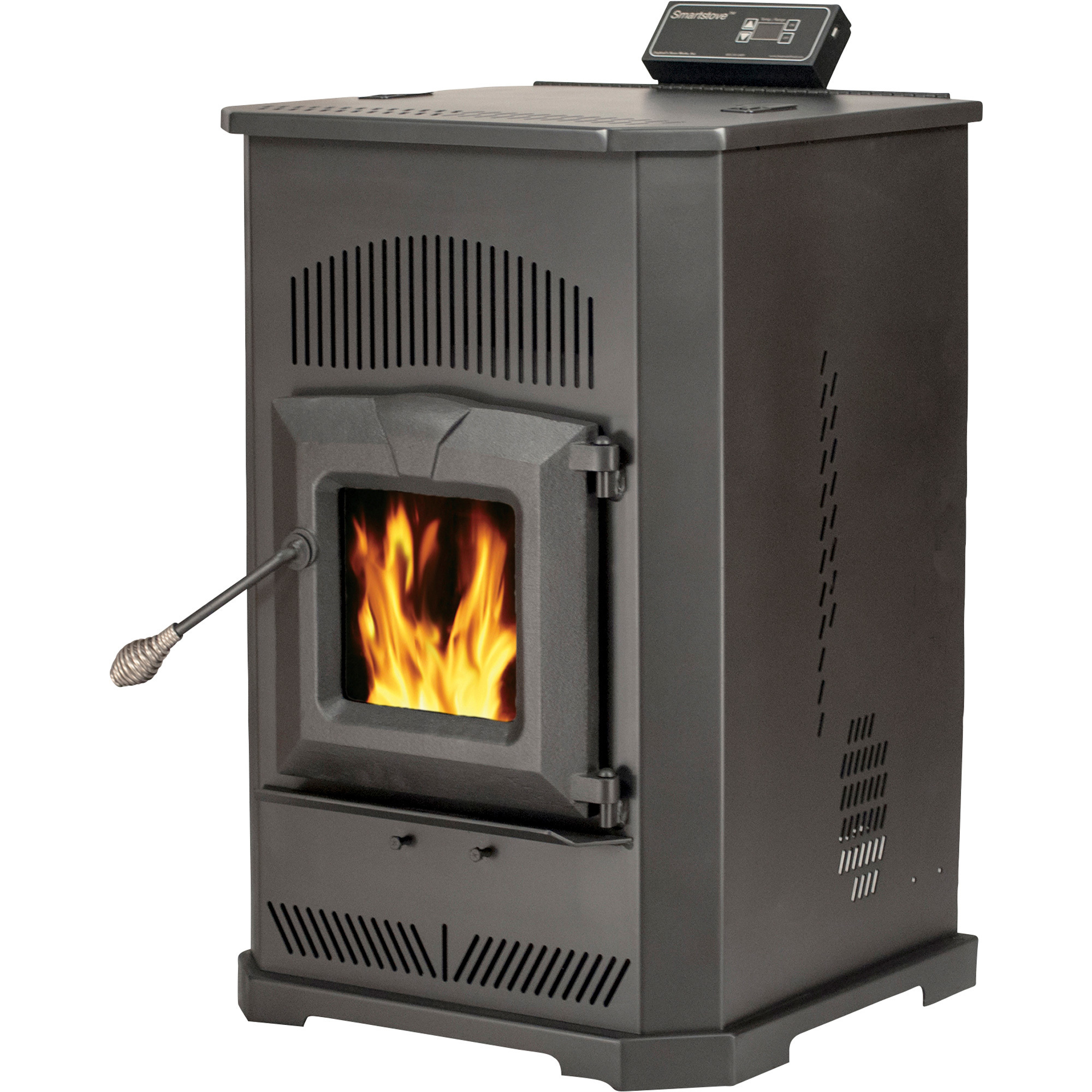 Summers Heat Pellet Stove- 24,000 BTU 80-Lb Hopper EPA Certified