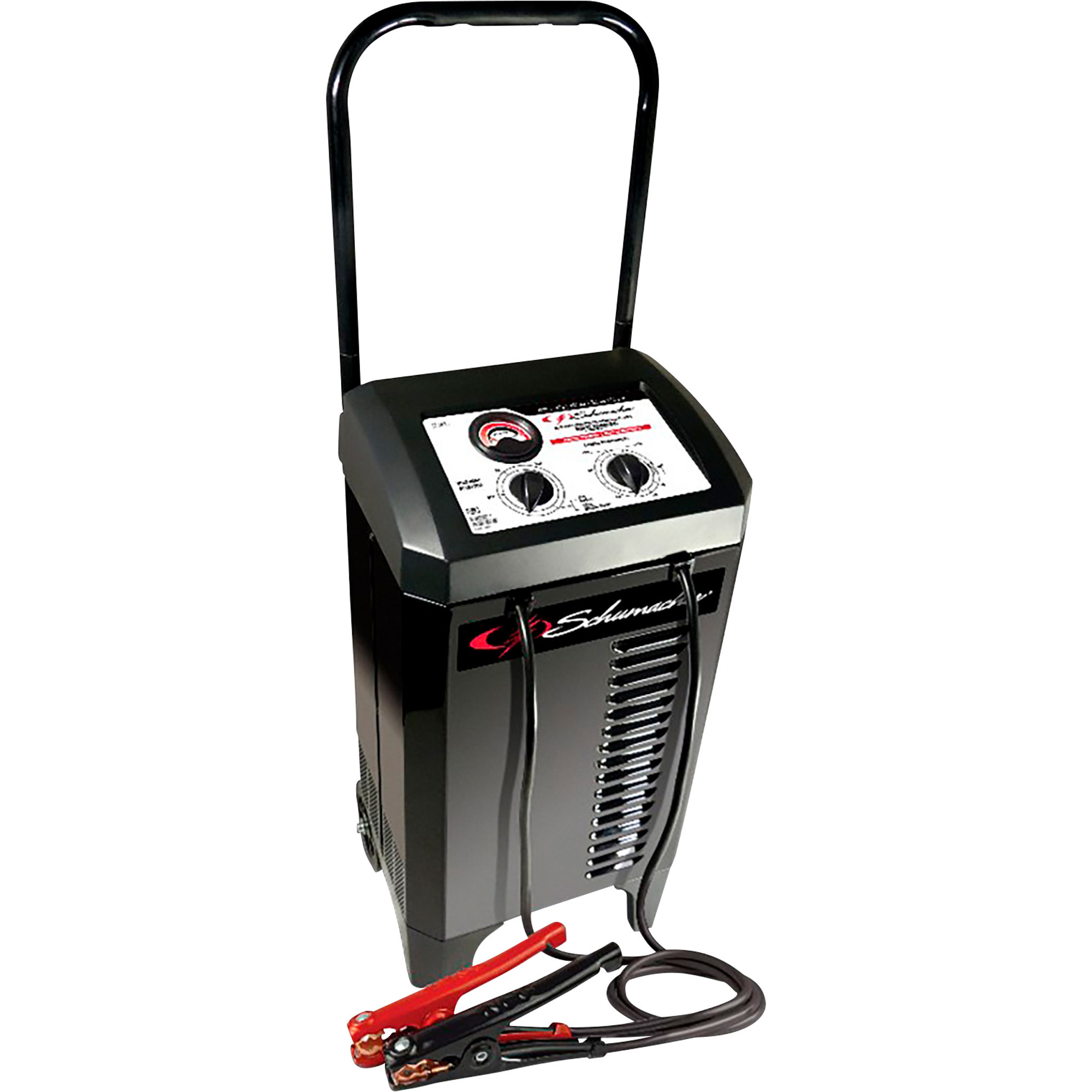 Schumacher Wheeled Manual Battery Charger/Engine Starter, 12 Volt, 150 ...