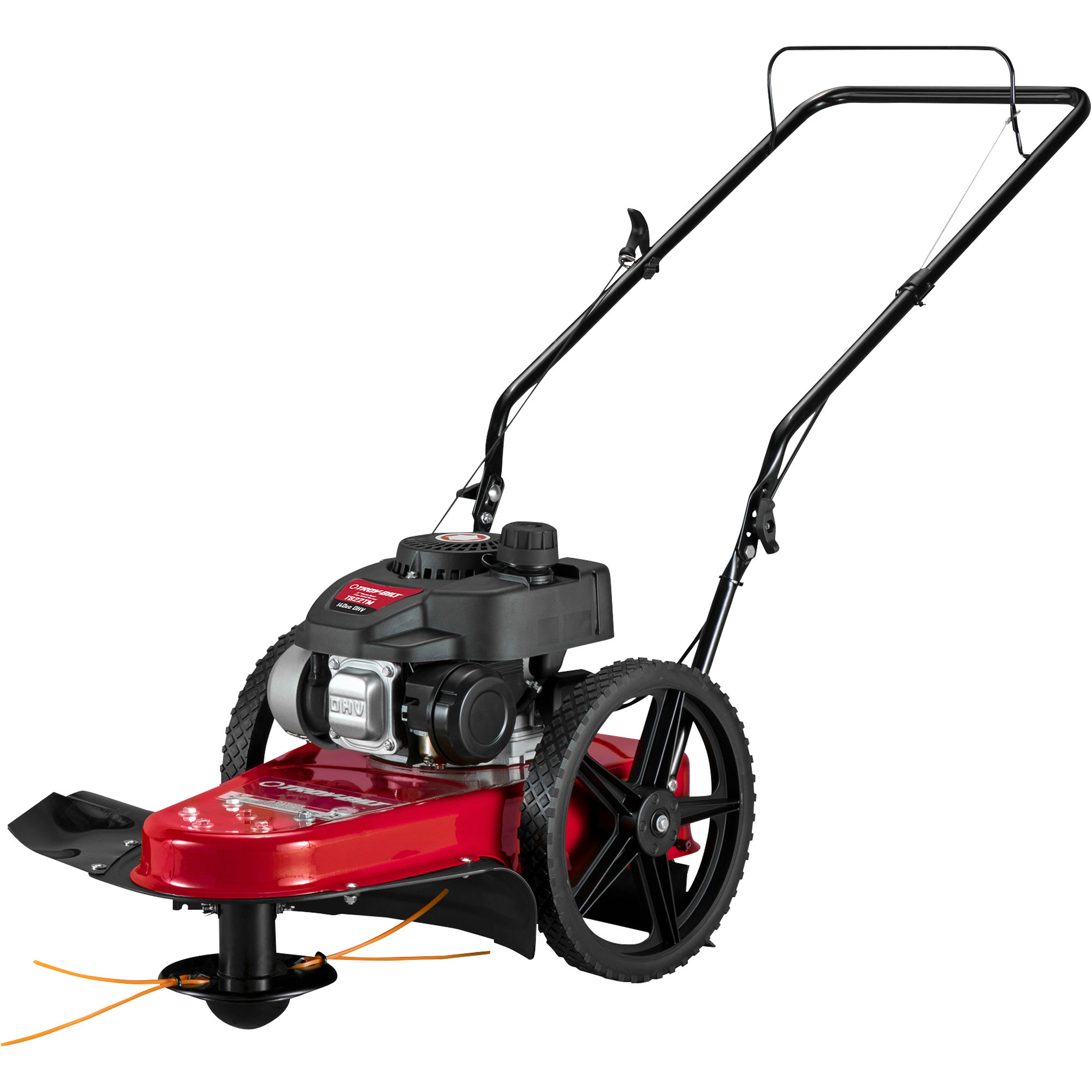 Troy-Bilt Walk-Behind Wheeled String Trimmer, 140cc, 22in. Cutting Path ...