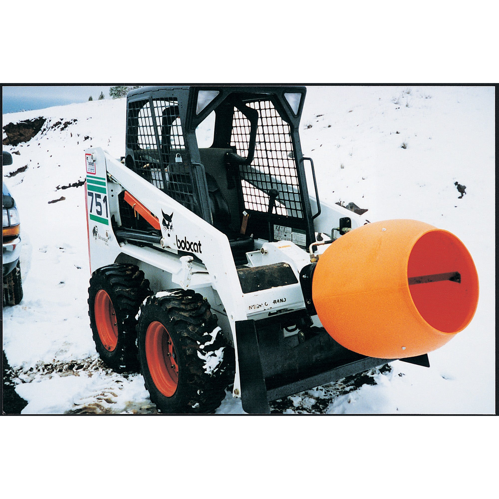 Kushlan Concrete Cement Mixer for Skid Steers — 6 Cubic Ft. Capacity ...