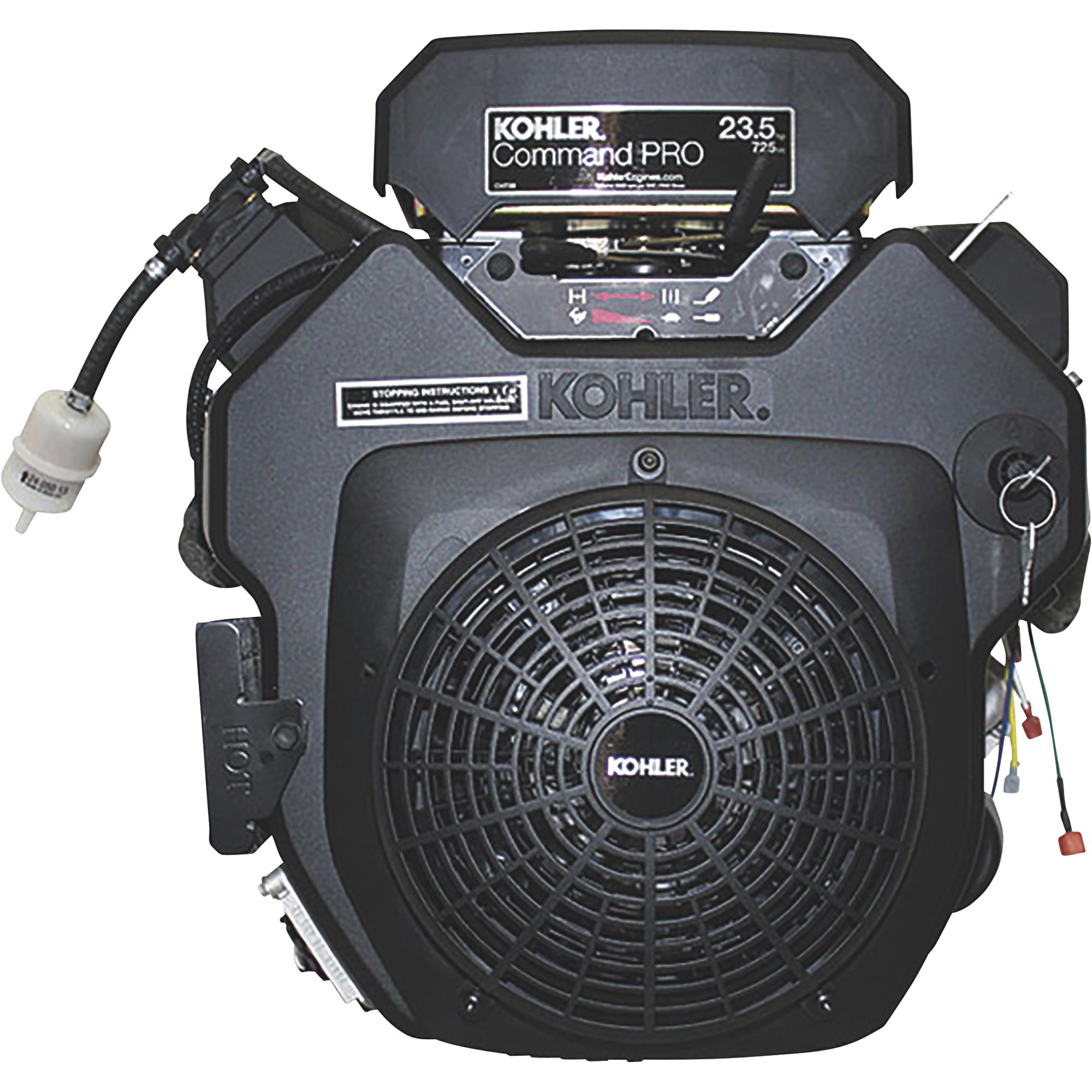 Kohler Command PRO V-Twin Cylinder OHV Horizontal Engine — 23.5 HP ...