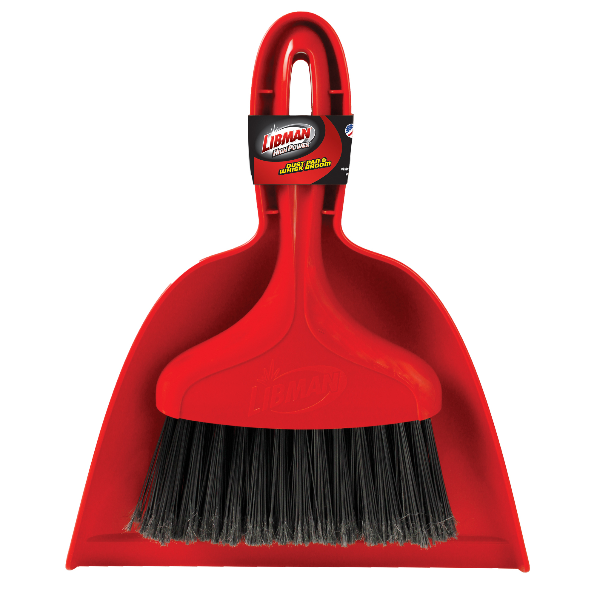 Libman Dust Pan with Whisk Broom, 12in.L, Model# 906 | Northern Tool