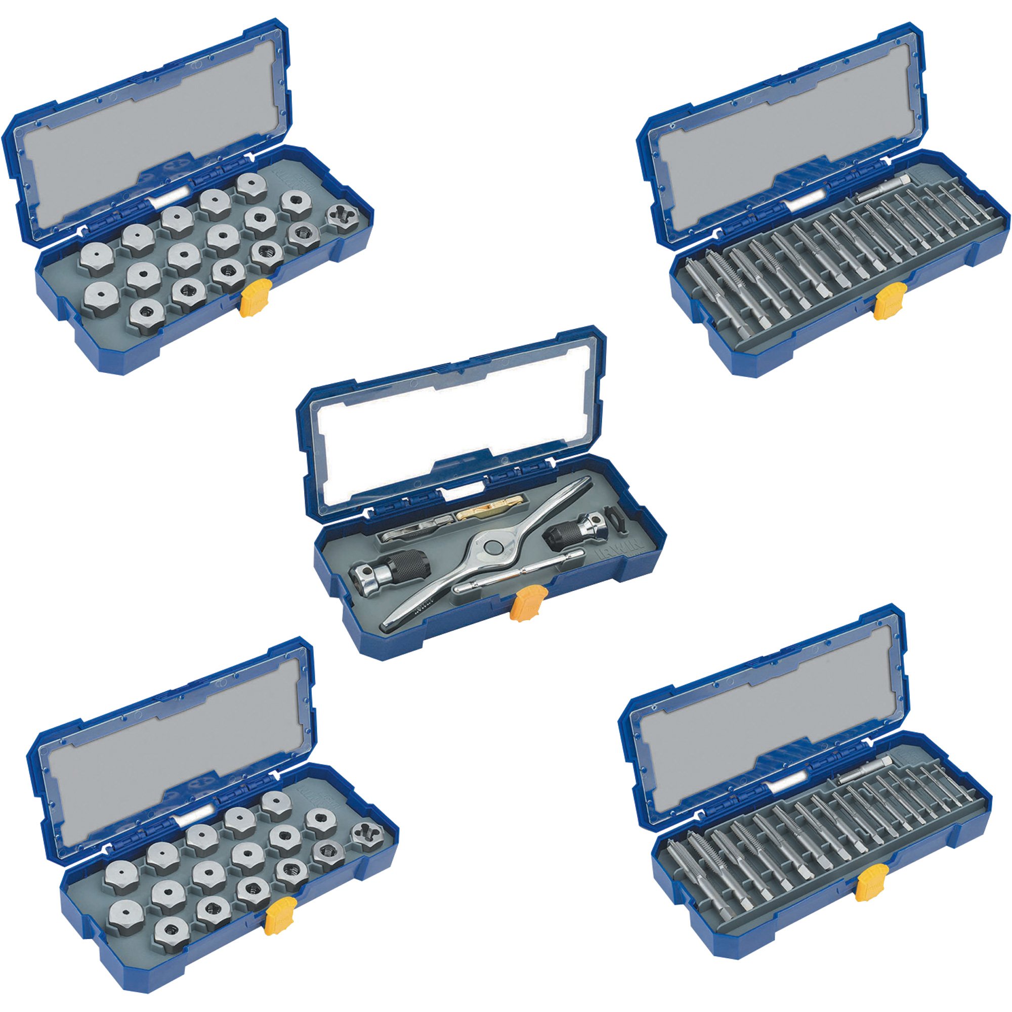 Irwin Self-Aligning Tap/Die & Drive Set — 75-Pc. Set, SAE and Metric ...
