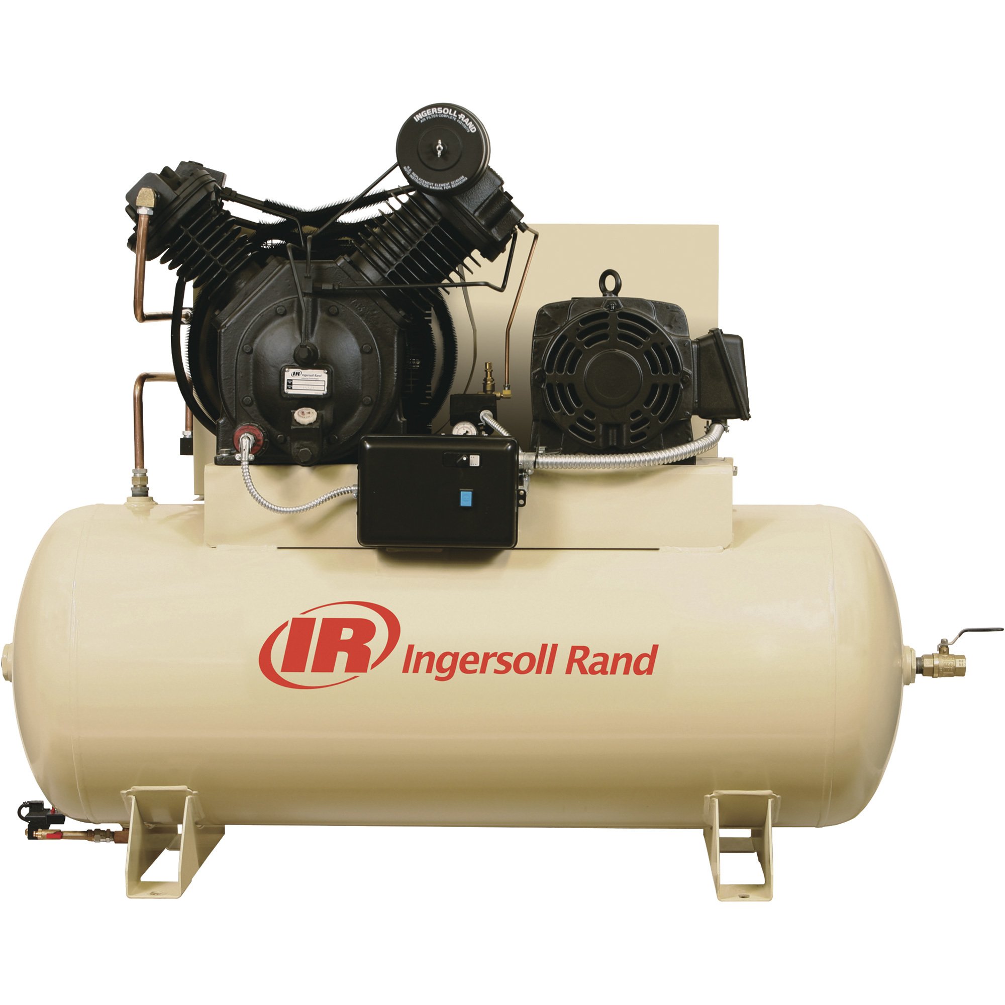 Ingersoll Rand SS4L5 Single-Stage Twin Cylinder Pro Air Compressor, 5 ...