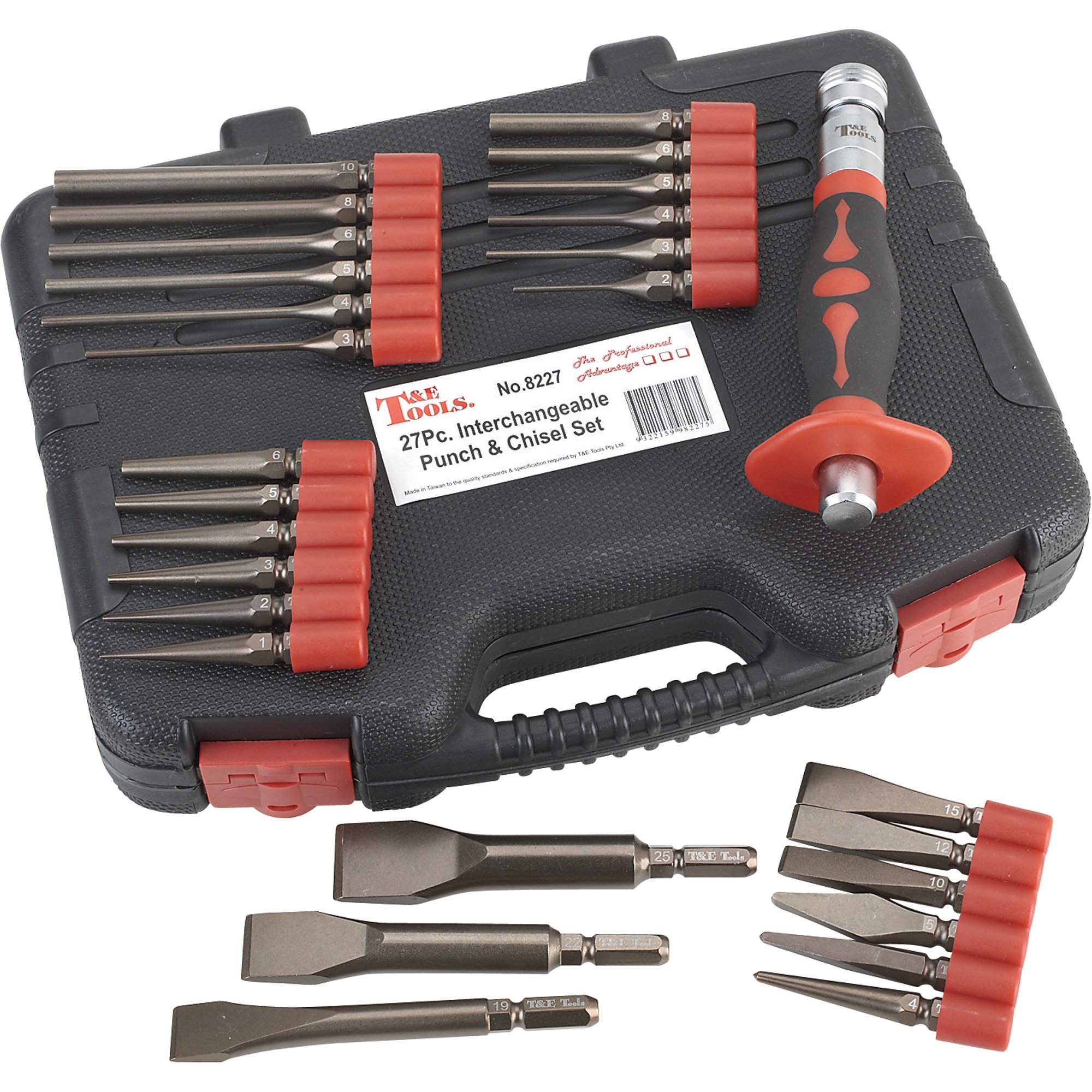 Punch & Chisel Set — 27-Pc., Model# 8227 | Northern Tool