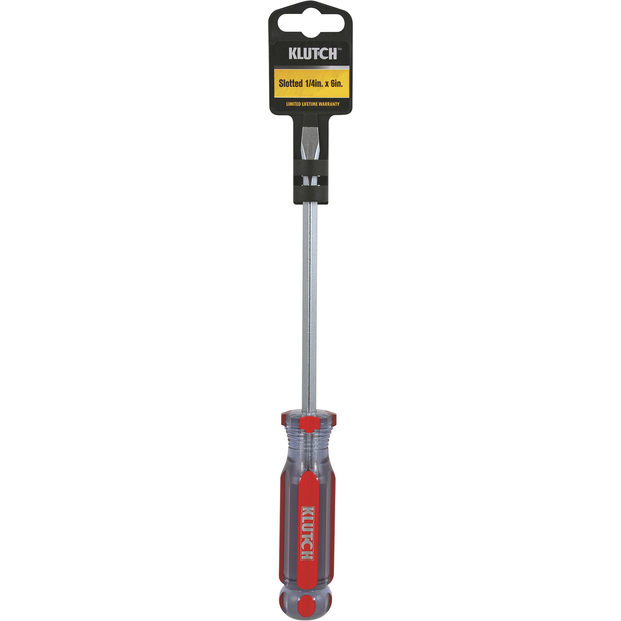 Klutch Slotted Screwdriver, 1/4in. x 6in. | Northern Tool