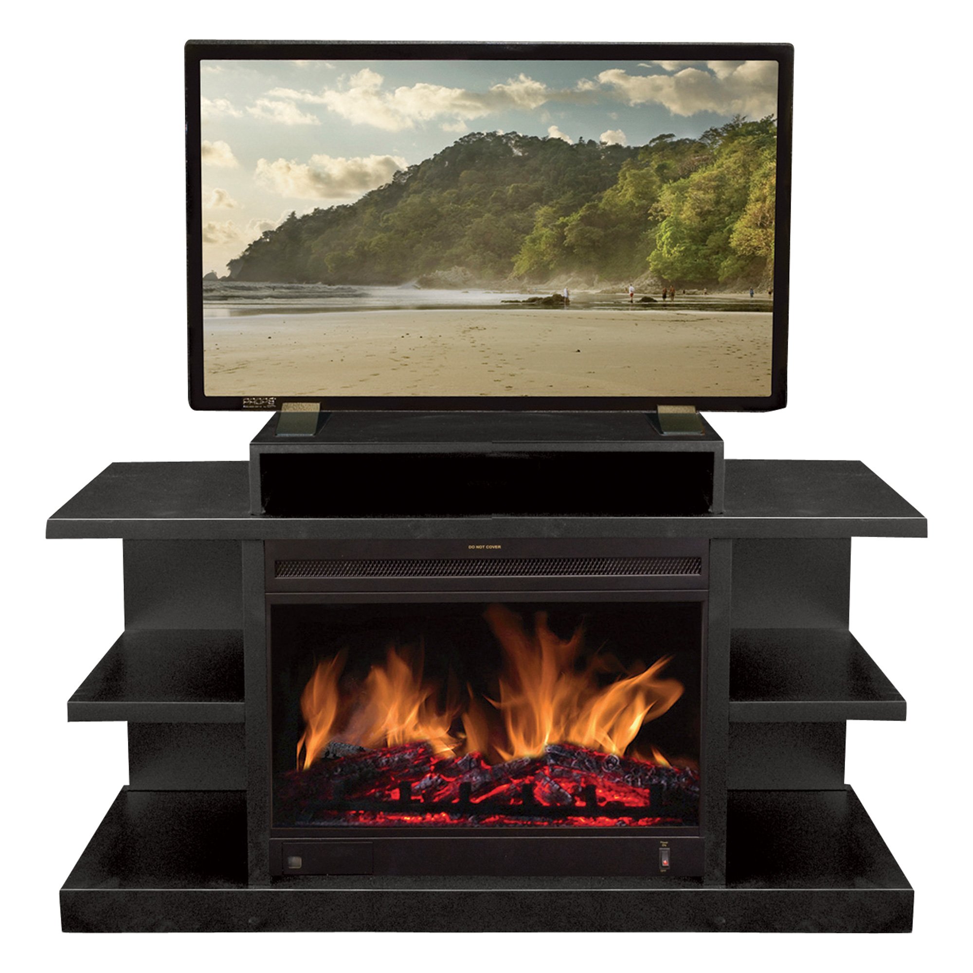 Saxon Electric Fireplace/Entertainment Center — 5200 BTU, Model# FPSX ...