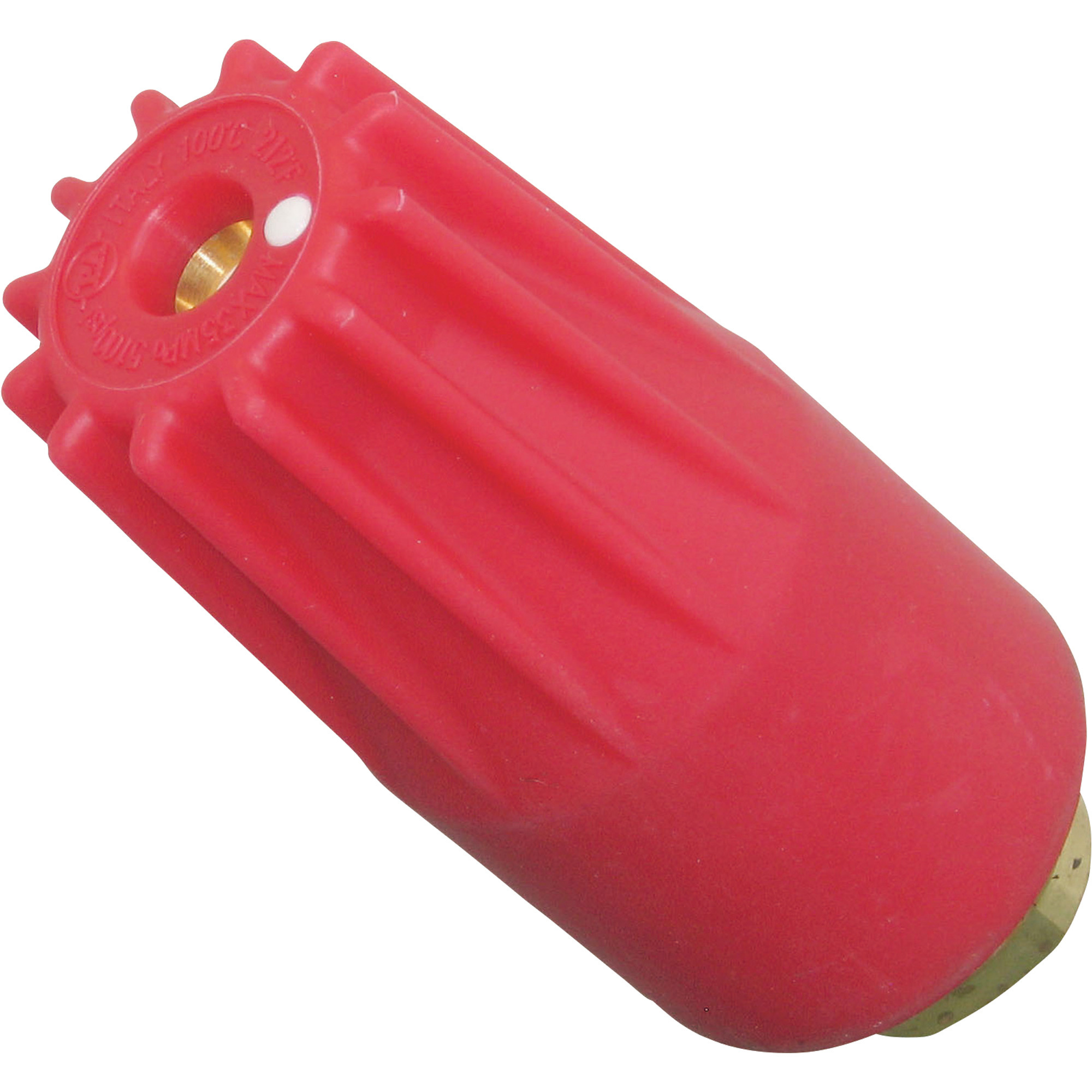 thumbnail interactive-video image 1 of Power Pressure Washer Rotating Turbo Nozzle – 4000 PSI Max, 4.0 Orifice, Red, PWO 1 of 6