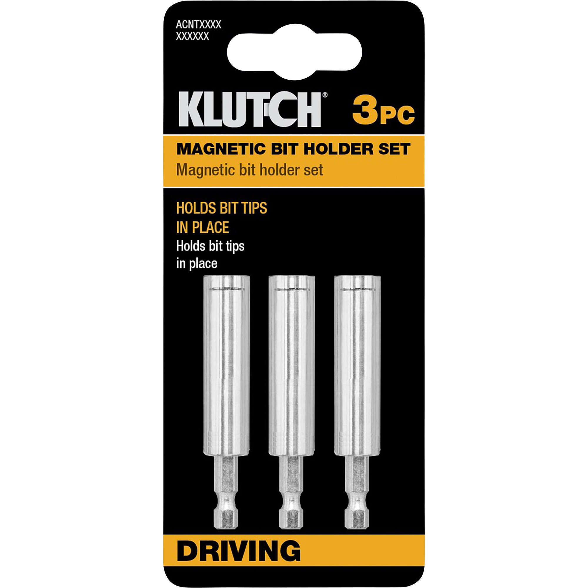 Klutch 3-Pc. Magnetic Bit Holder Set | Northern Tool