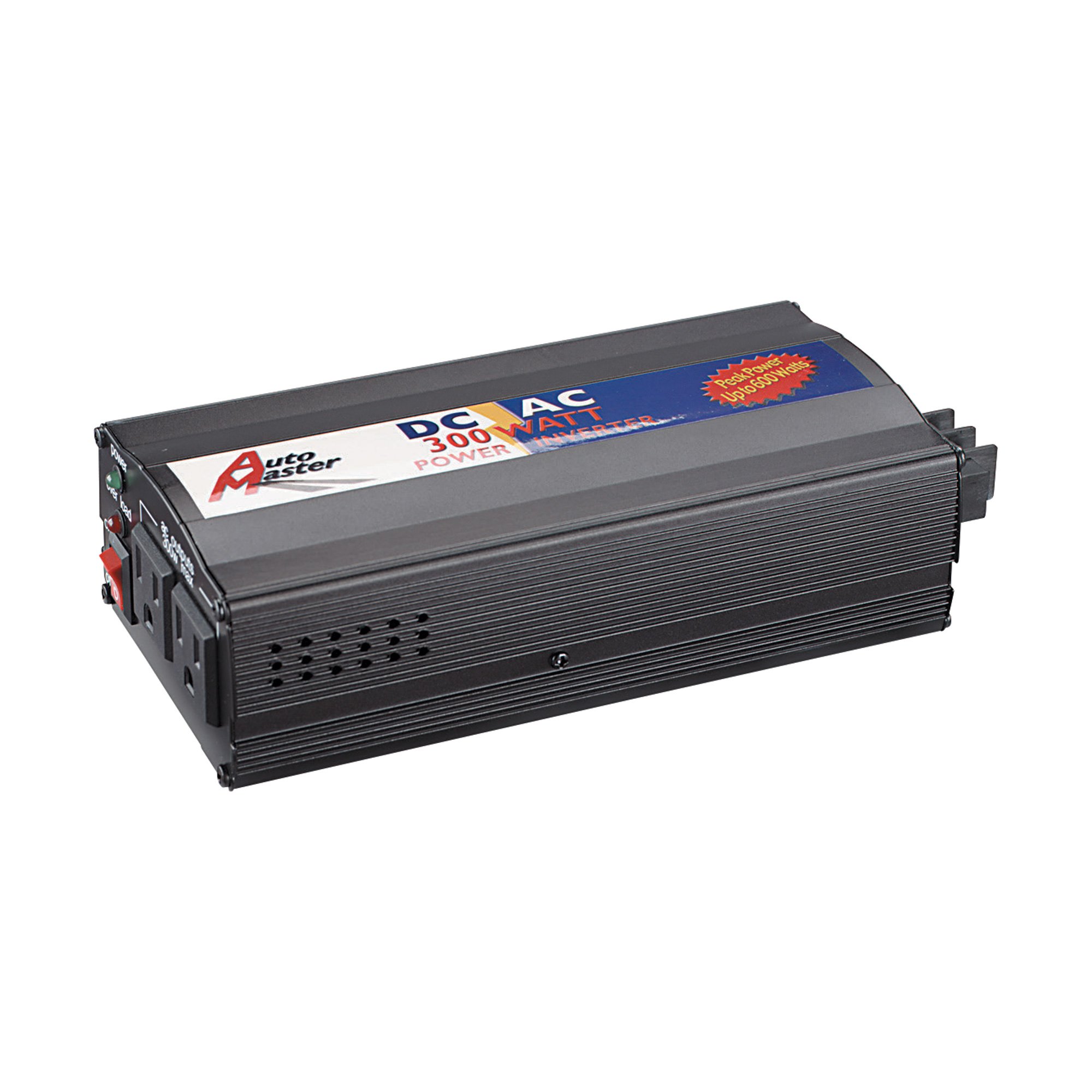 600 Watt Peak Power Inverter Converts 12 Volt DC into 115 Volt AC ...