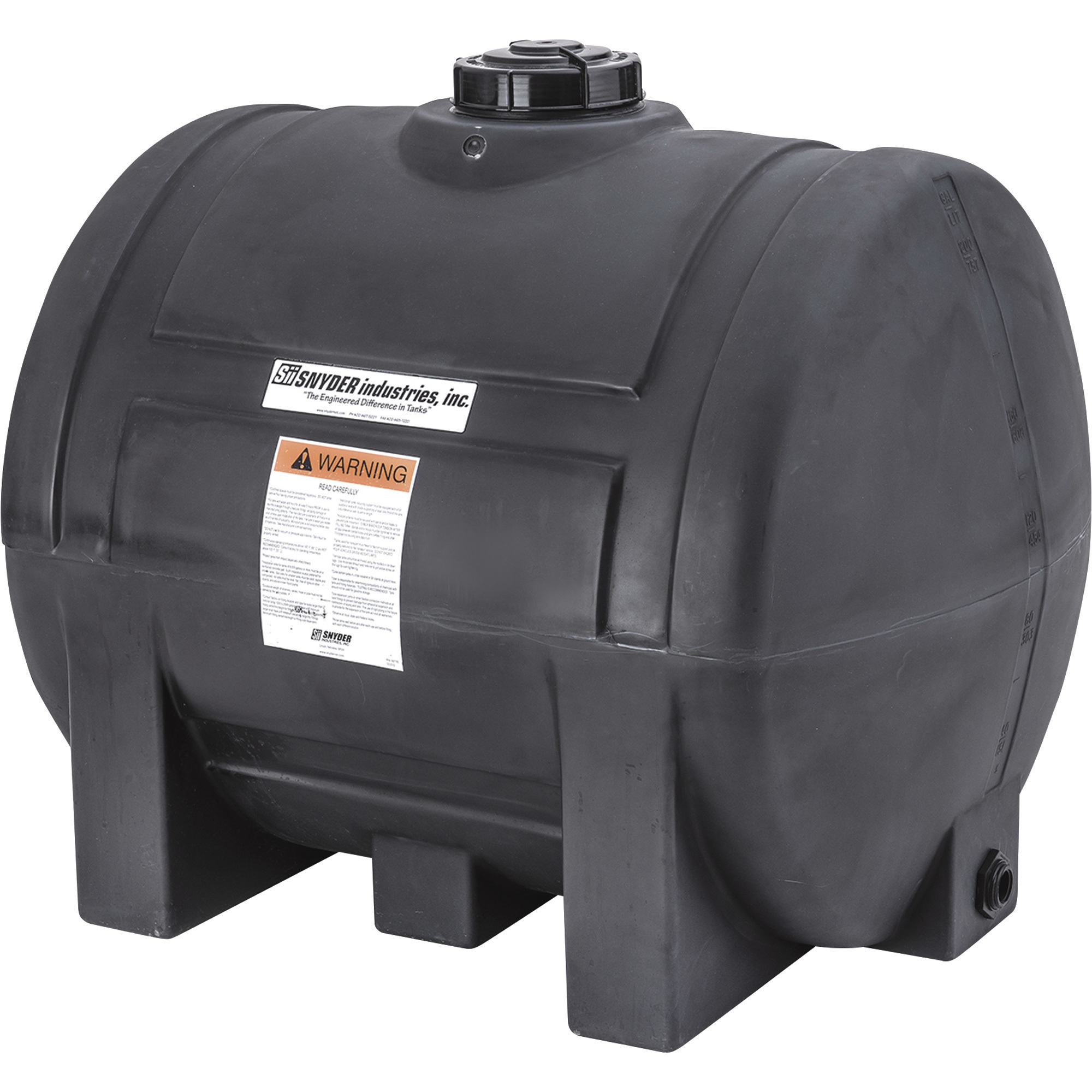 Snyder Industries Horizontal Leg Sprayer Tank, 230-Gallon Capacity ...