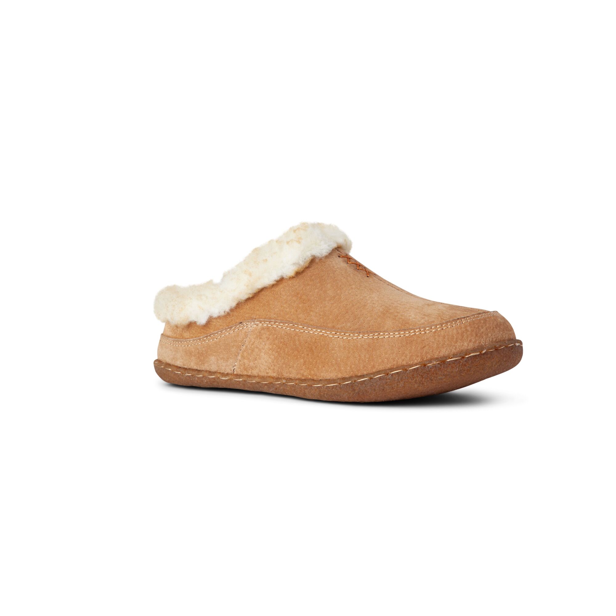 Old Friend Women's Step-In Slipper - Adjustable, 100% Sheepskin Lined, Chestnut