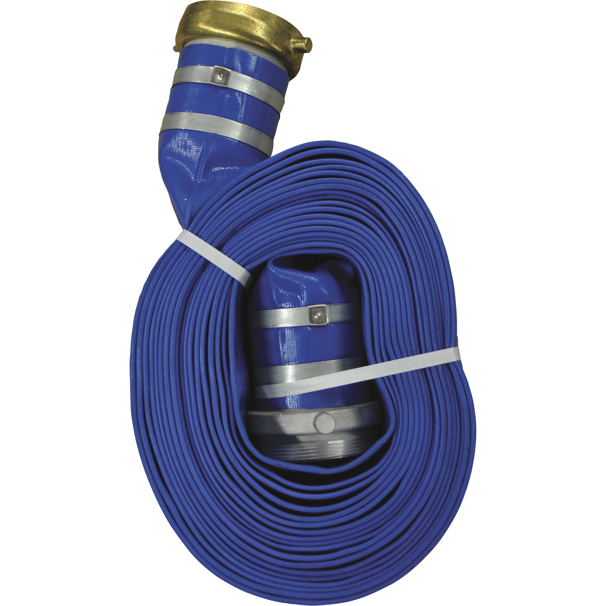 JGB Enterprises PVC Discharge Hose — 6in. x 50ft., CxE Crimped, Model ...