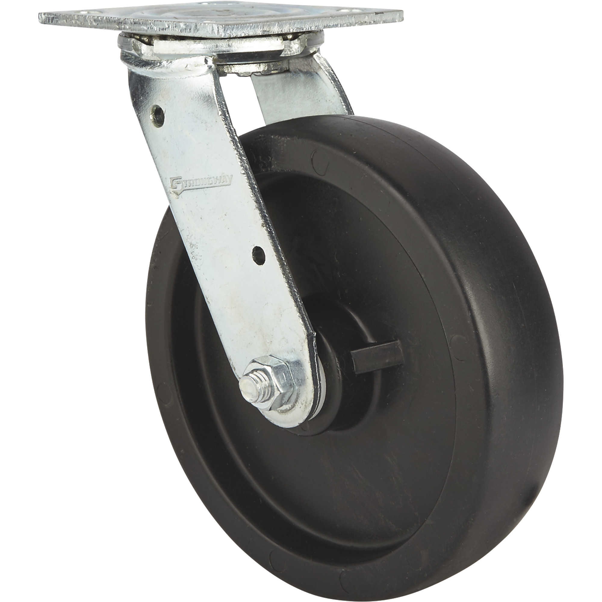 Ironton Standard-Duty 4in. Rigid Polyurethane Caster — 550-Lb. Capacity ...