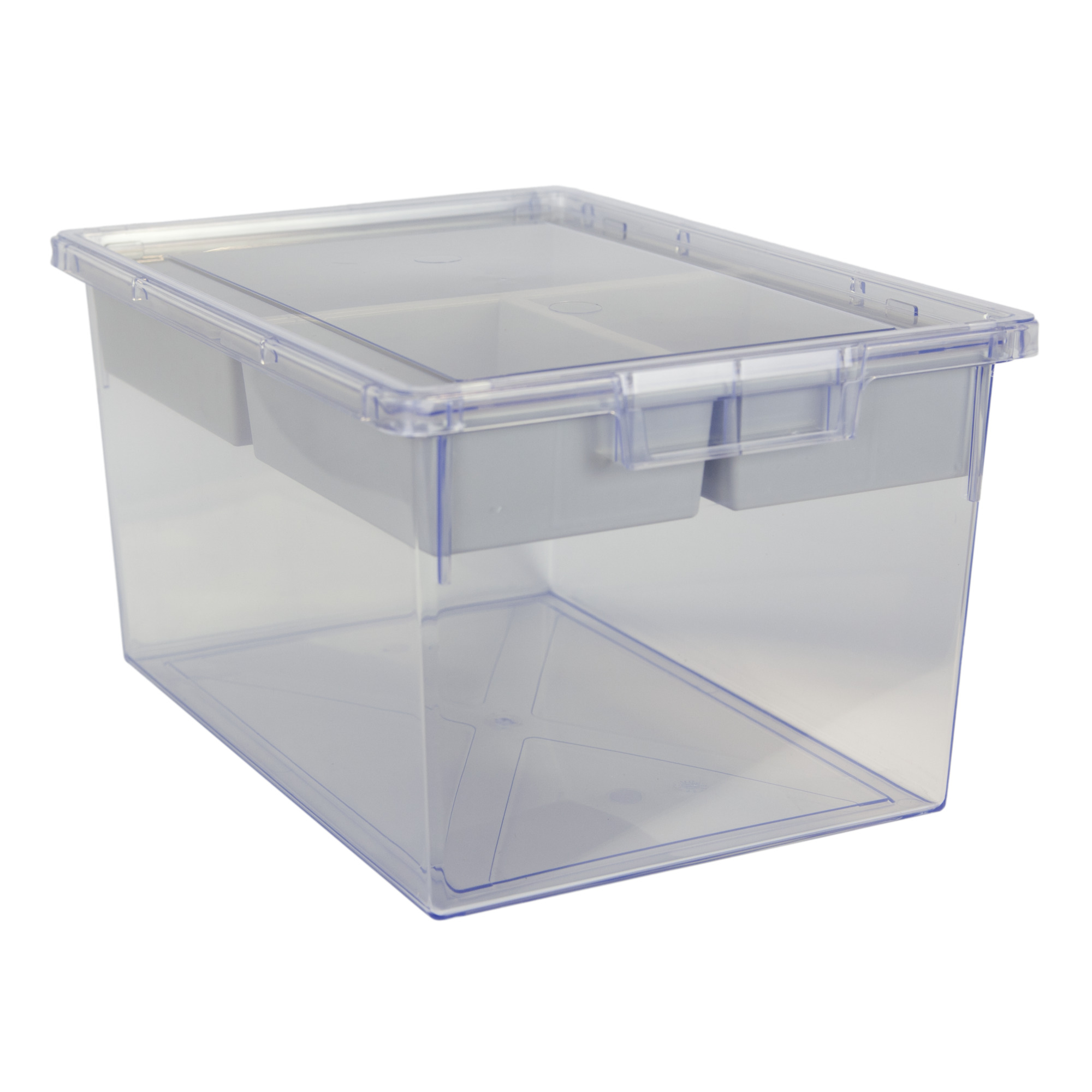 Certwood StorWerks, Slim Line 9in. Tray Kit (3 x Divisions) Clear ...