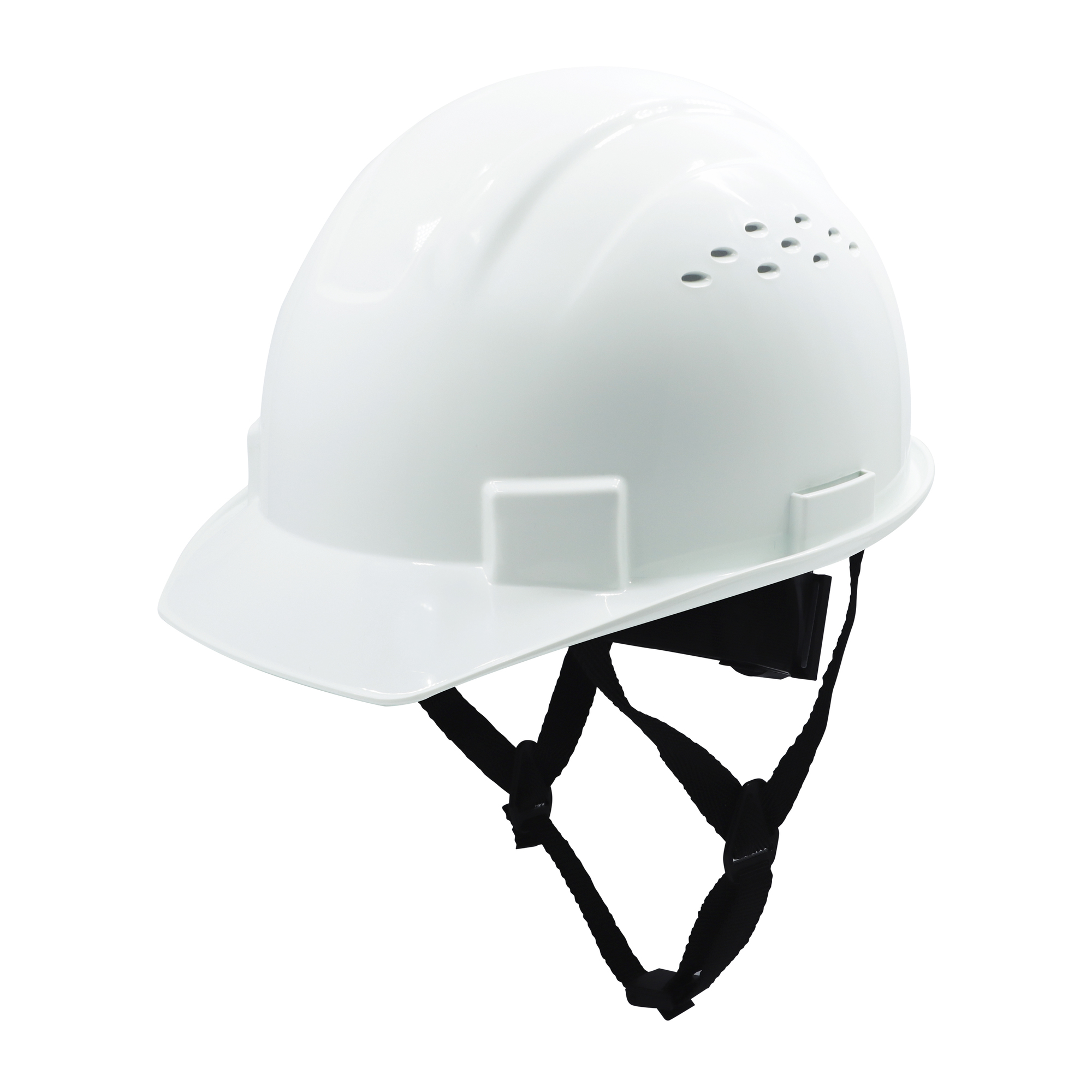 General Electric, Safety Helmet Vented- White, Hard Hat Style Helmet ...