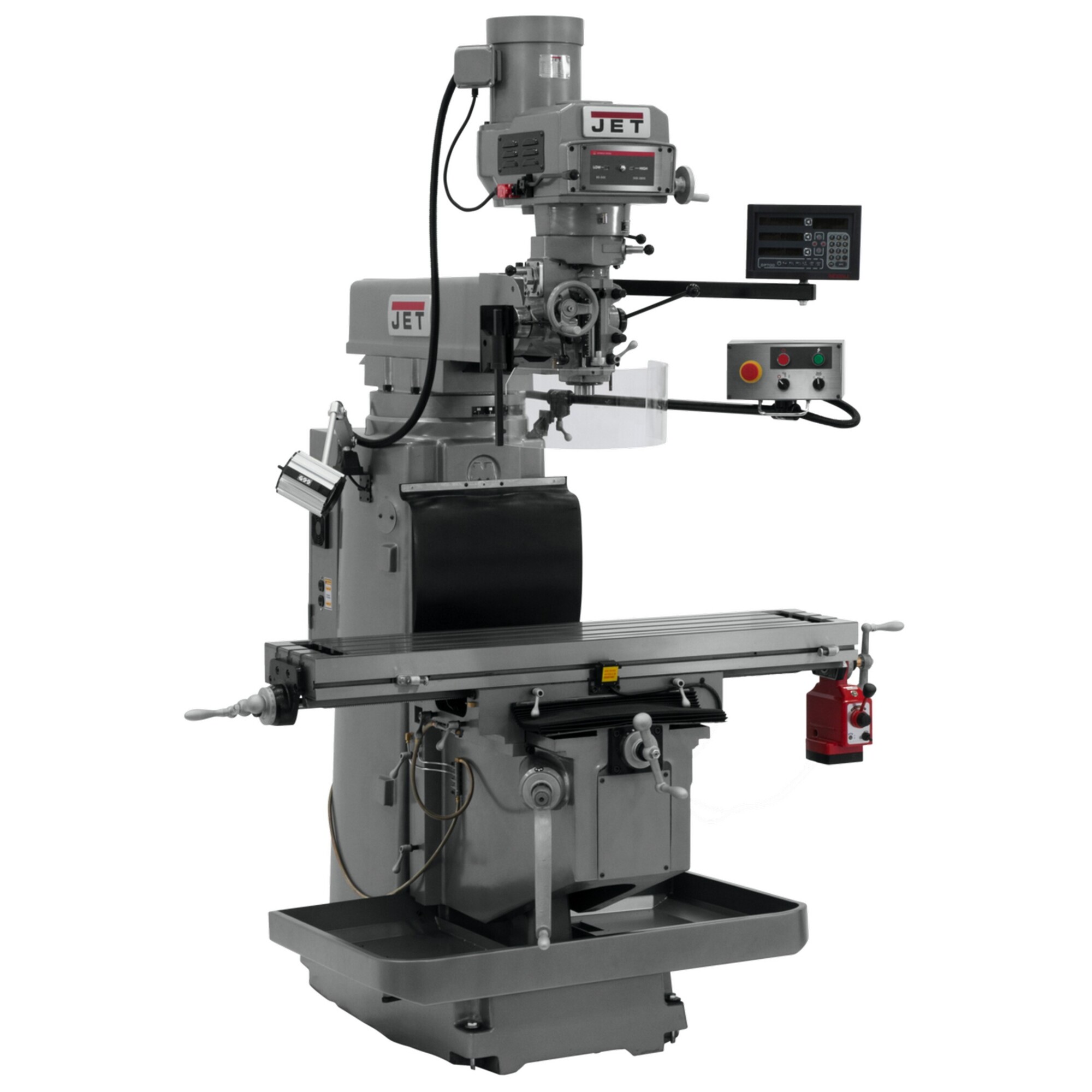 JET, Milling Machine, Horsepower 5 HP, Volts Multi, Model# JTM-1254RVS ...