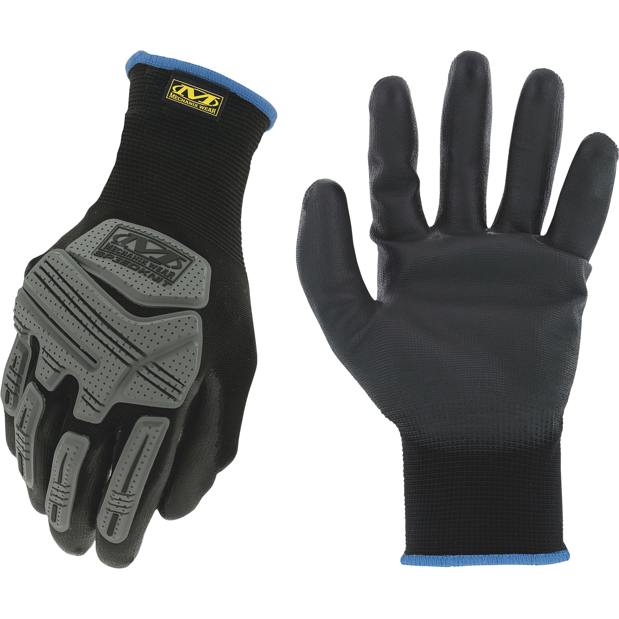 Mechanix Wear Men's SpeedKnit Impact Work Gloves — Black | Northern Tool