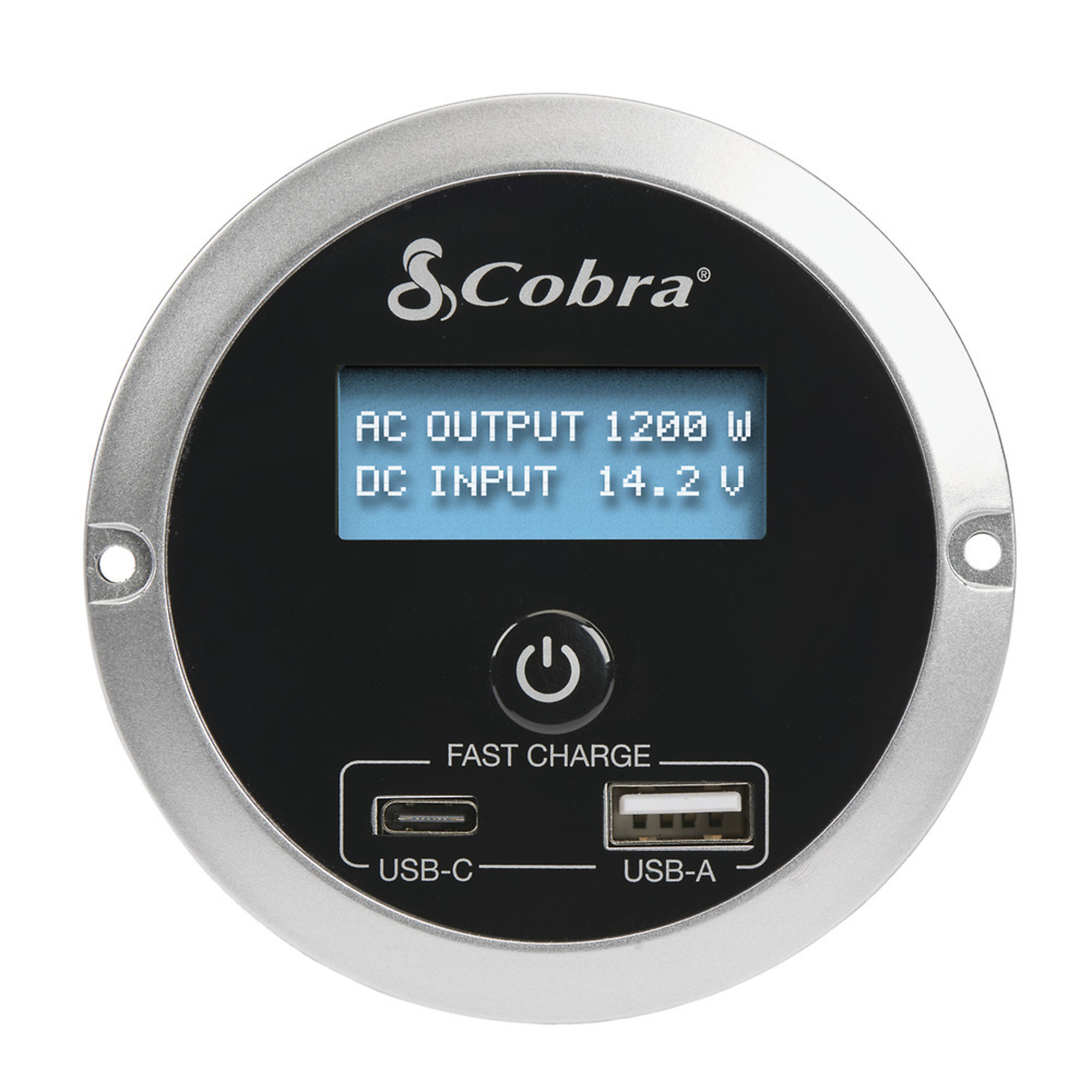 Cobra, 3000W Power Inverter with Remote, USB Ports (qty.) 4 AC Outlets ...
