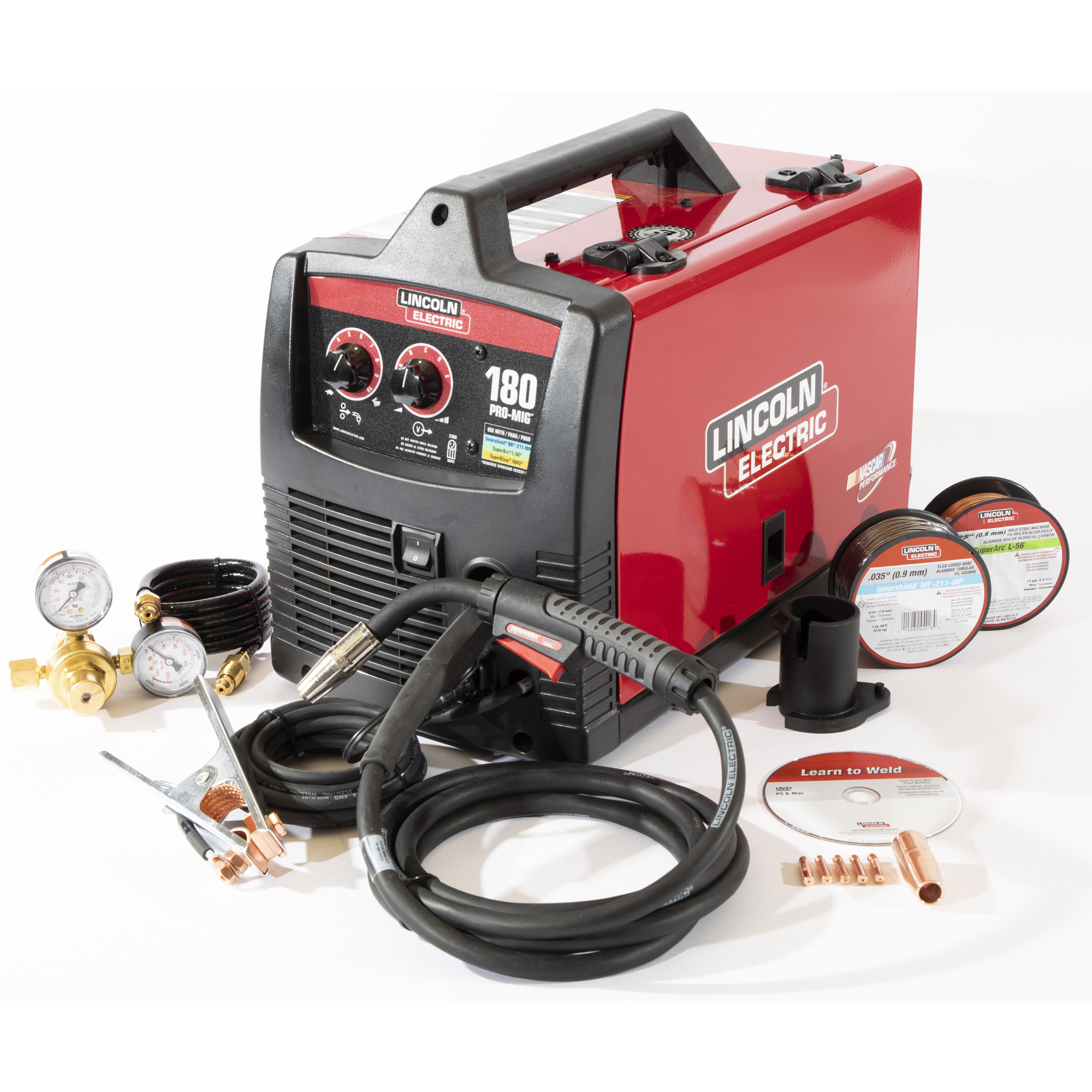 Lincoln Electric, PRO MIG 180T WELDER, Volts 208 Max. Amps 180 Mig ...