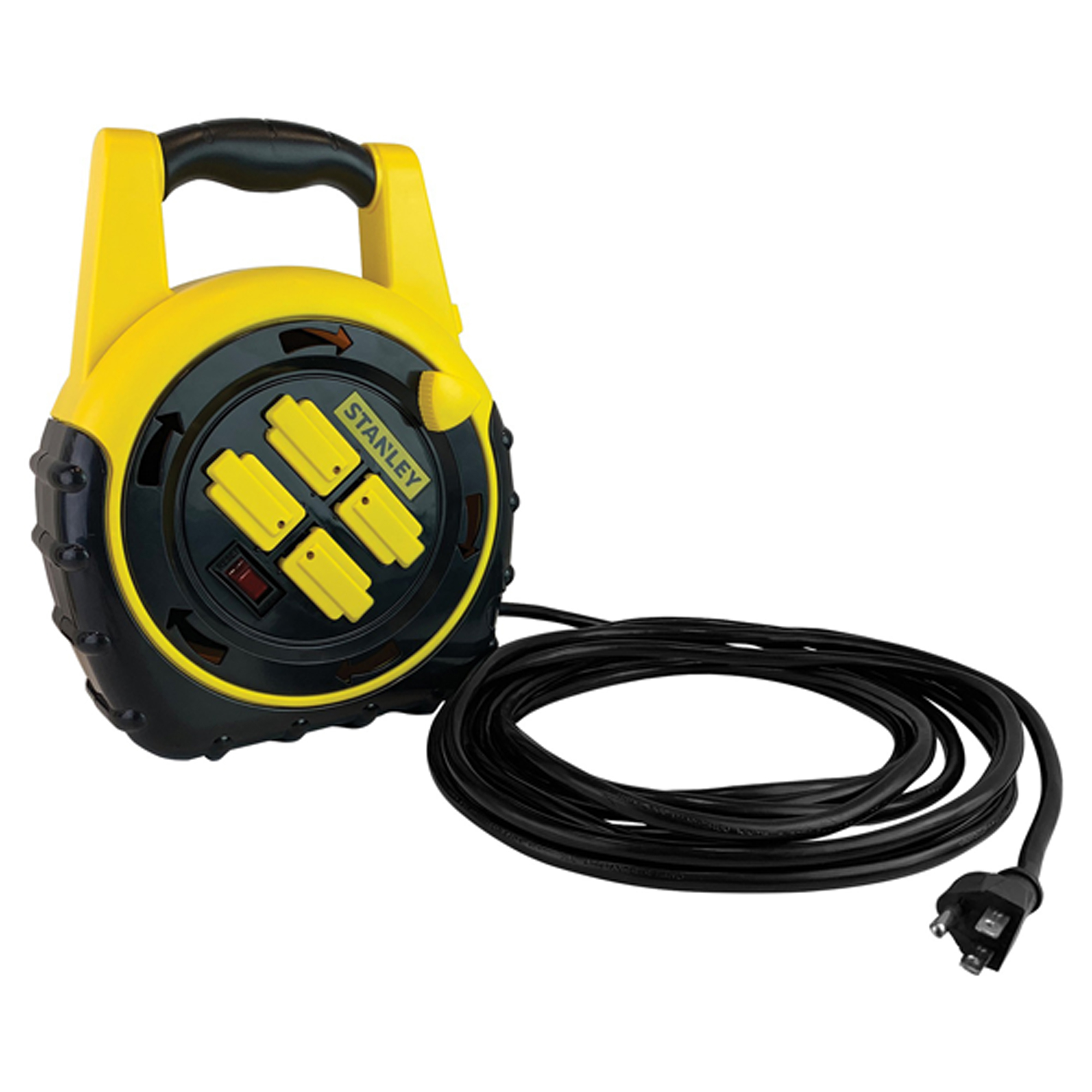 Stanley Shopmax, 4-outlet Power Hub Cord Reel, Length 20 Ft, Cable 