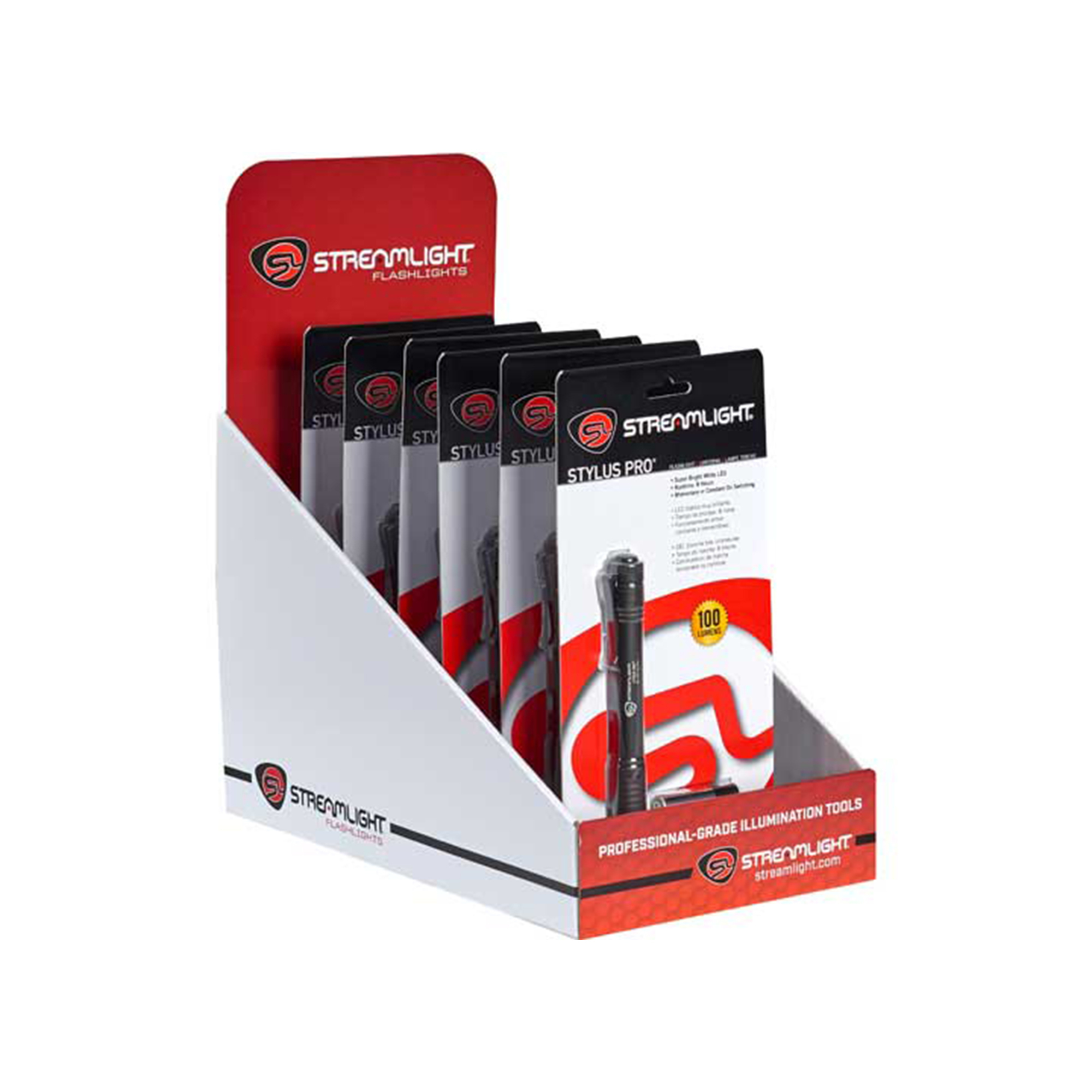 Streamlight Store Display Setup Streamlight Stylus Pro Rechargeable Penlight Display — 6 Pcs, Compact ...
