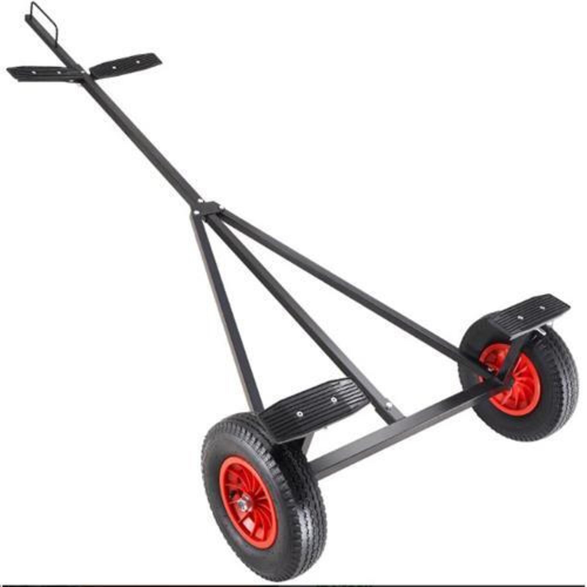 Pneumatic Transit VEVOR Boat Trailer Dolly 420 lb Heavy-Duty Carbon Steel Trailer Dolly ...