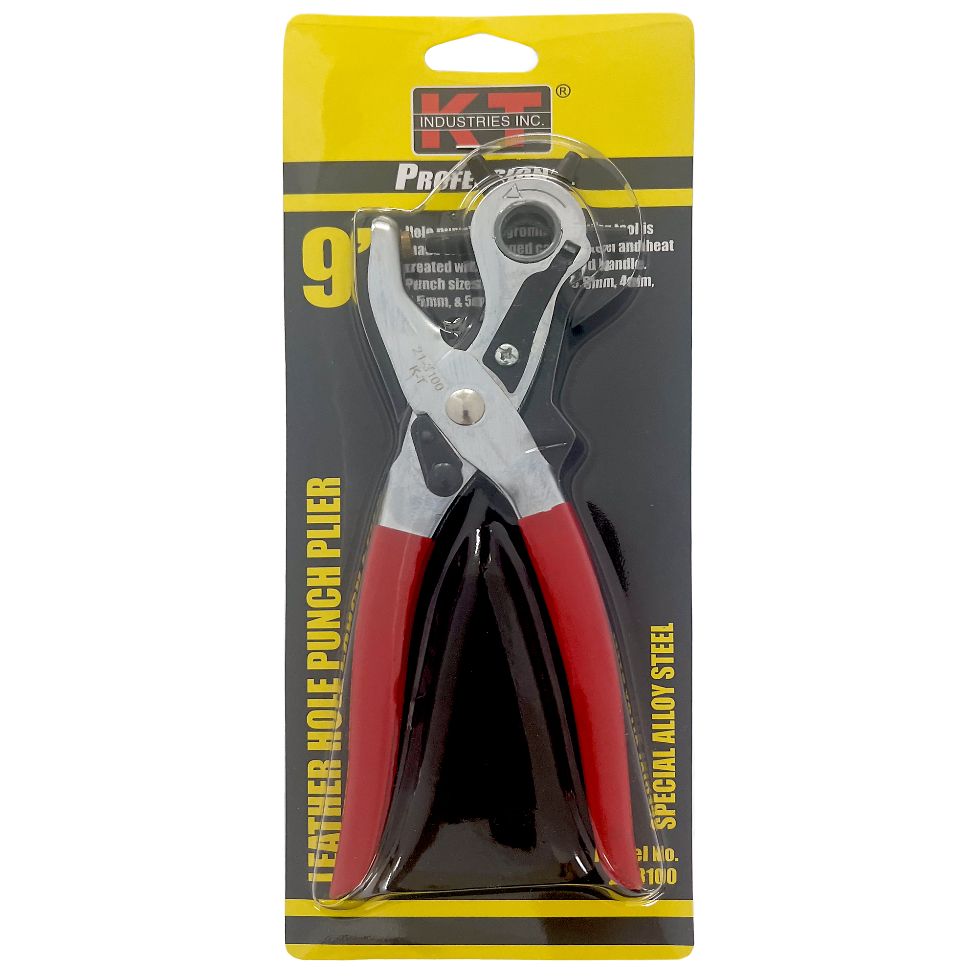 Icon For Add Risk Button K-T Industries, Revolving Punch Pliers 9\