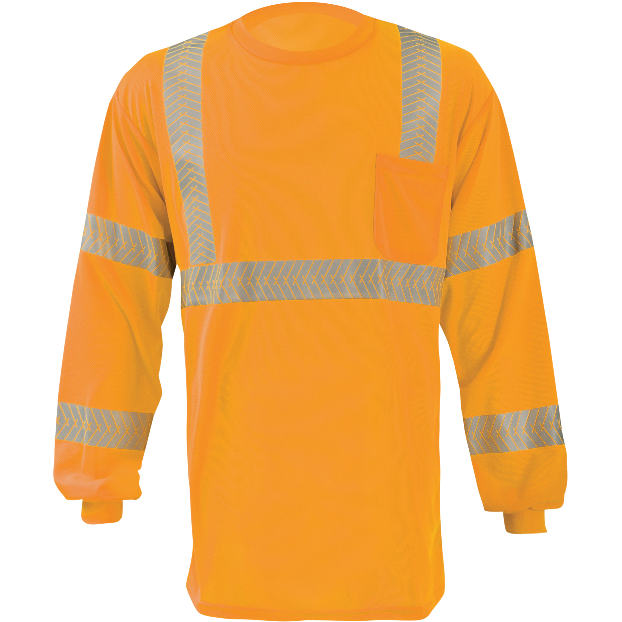 Long Text Slide Long Sleeve Ocx™ Patented Segmented Tape T-Shirt W-Pocket | Northern Tool