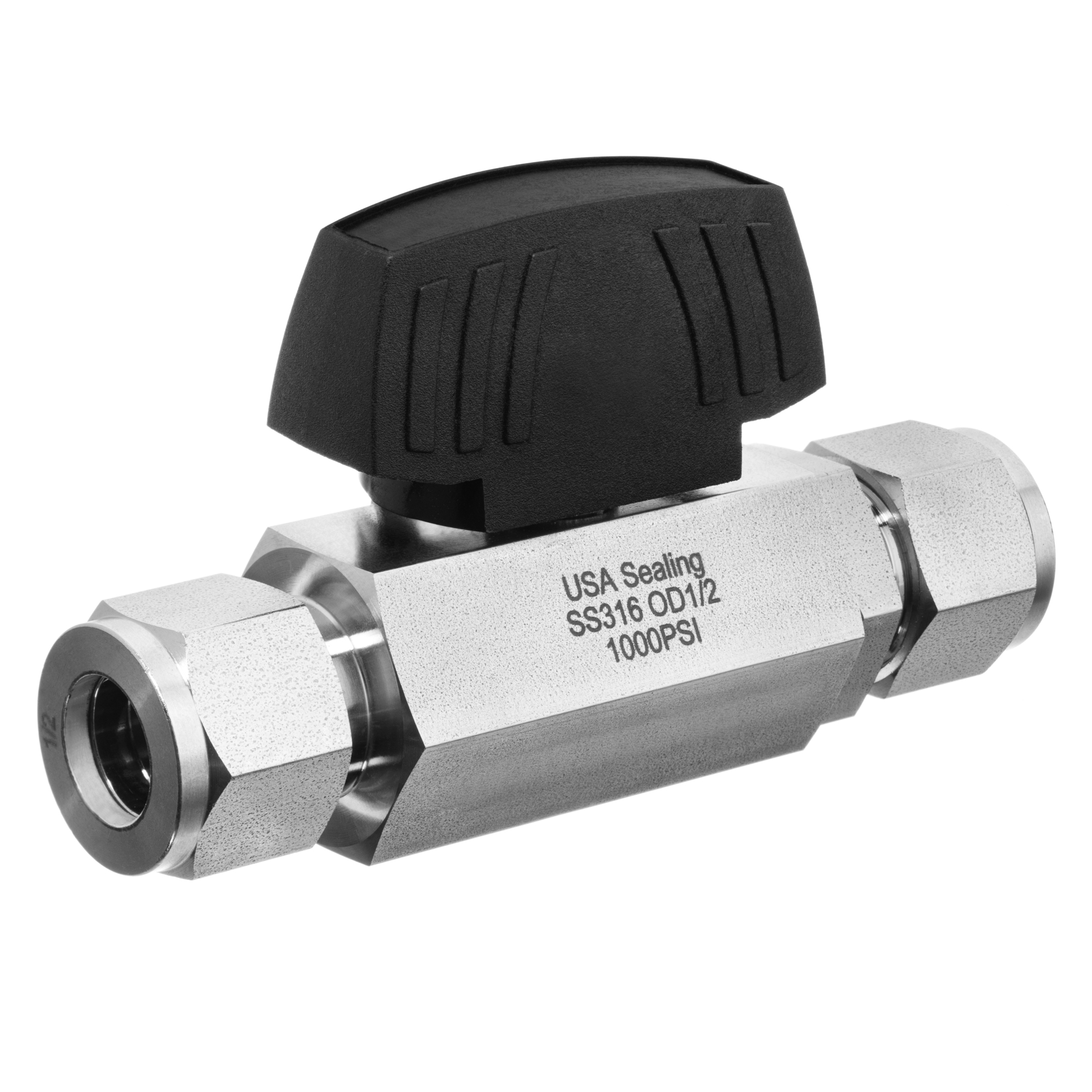 Instrumentation Ball Valve - 316 Stainless Steel - 2-Way - 1,000 psi ...