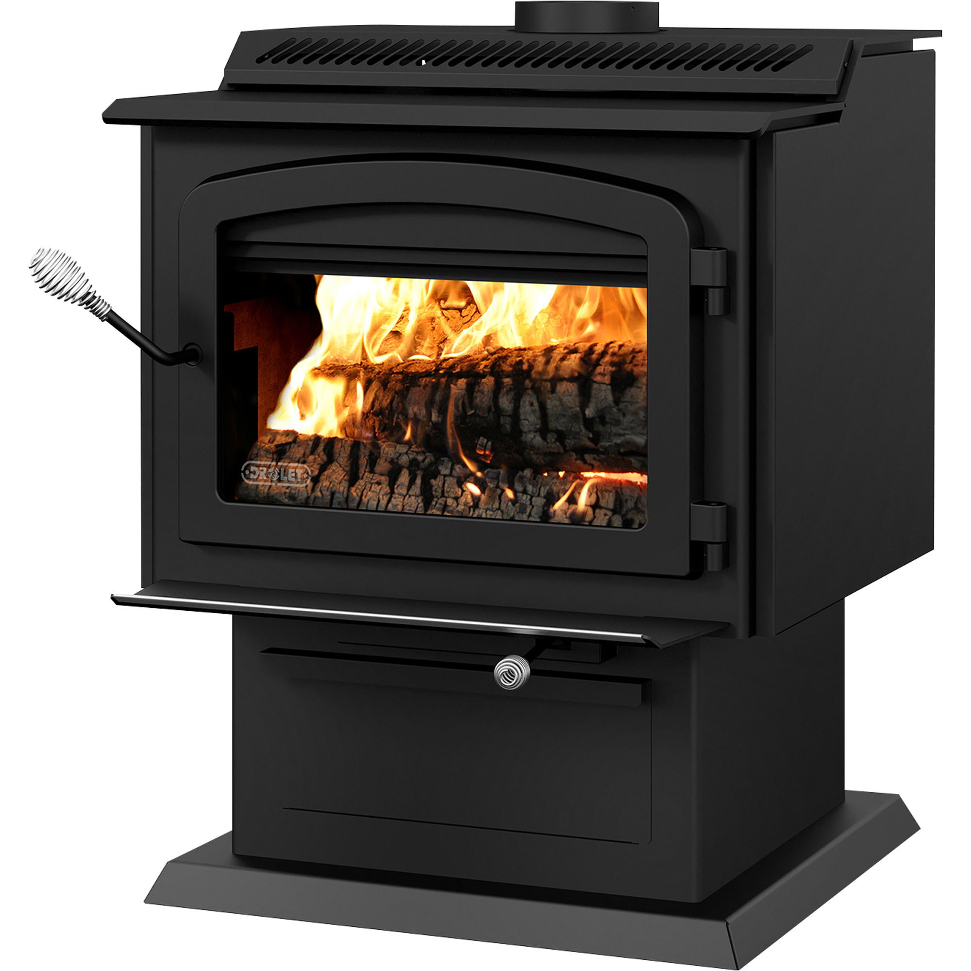 Droolet Drolet HT-3000 Wood Stove, 110,000 BTU, EPA 2020 Certified, Model ...