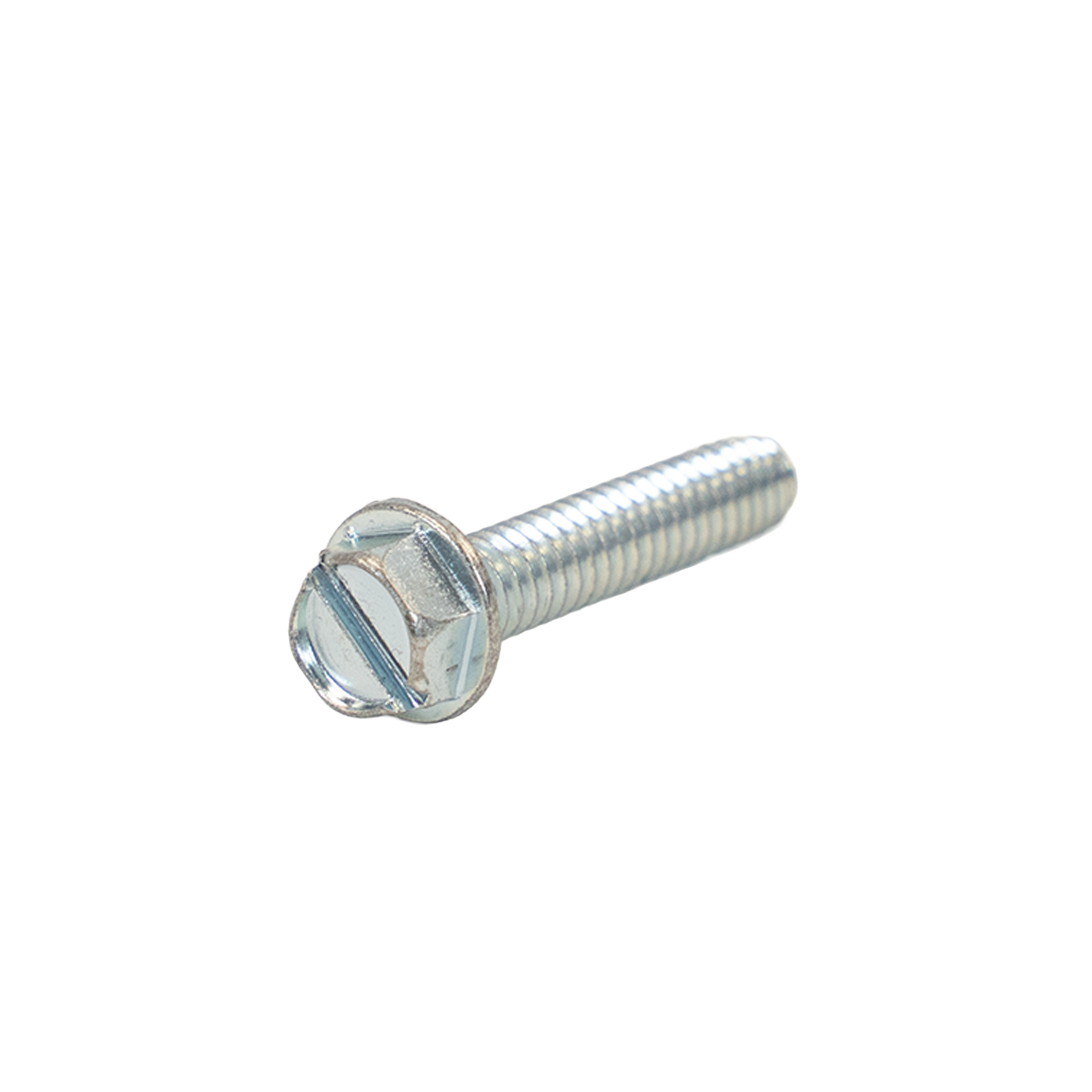Thread Rolling - Slotted Drive Indented Hex Head with Washer - Zinc ...