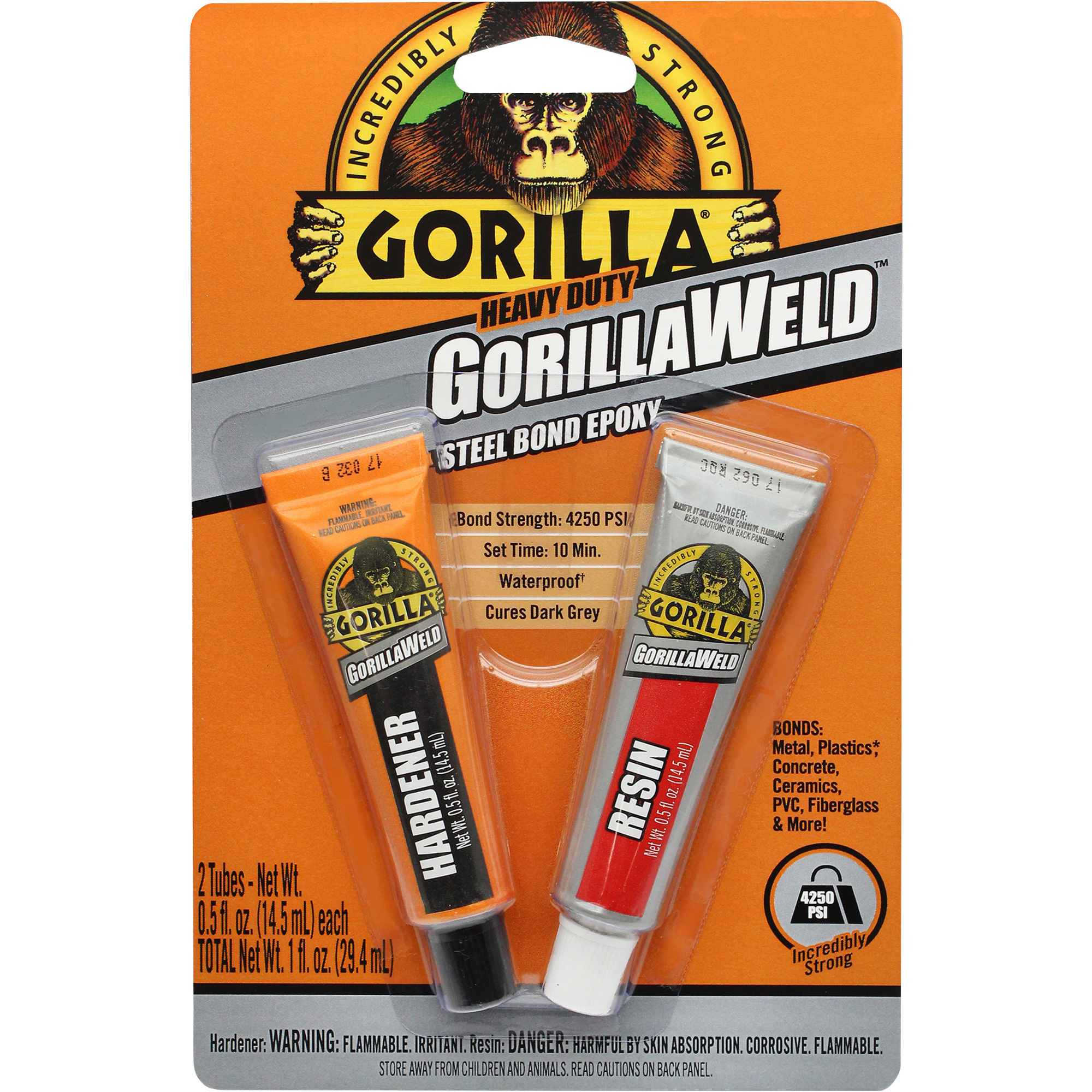 Gorilla Glue Gorilla Weld Heavy-Duty Steel Bond Epoxy Adhesive, 4.5-oz ...
