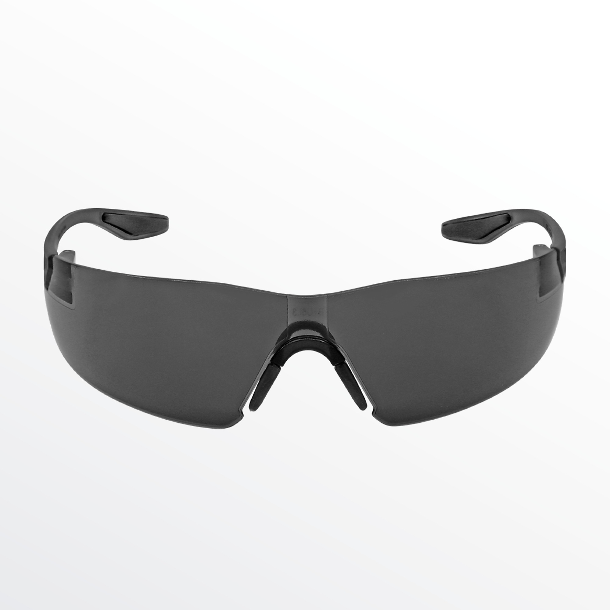Discus Safety Bullhead Discus Safety Glasses, 10 Base Curve Wrap Around, Smoke, Model ...