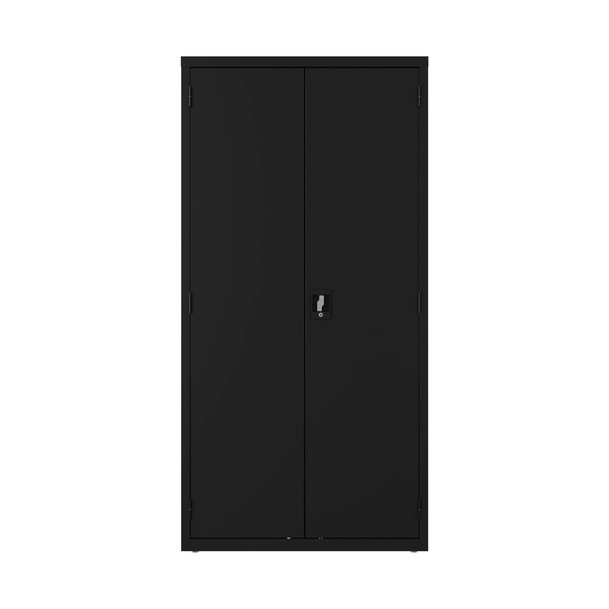 Hirsh 3-Shelf Wardrobe, Black, 36in.W x 18in.D x 72in.H, Model# 22632 ...