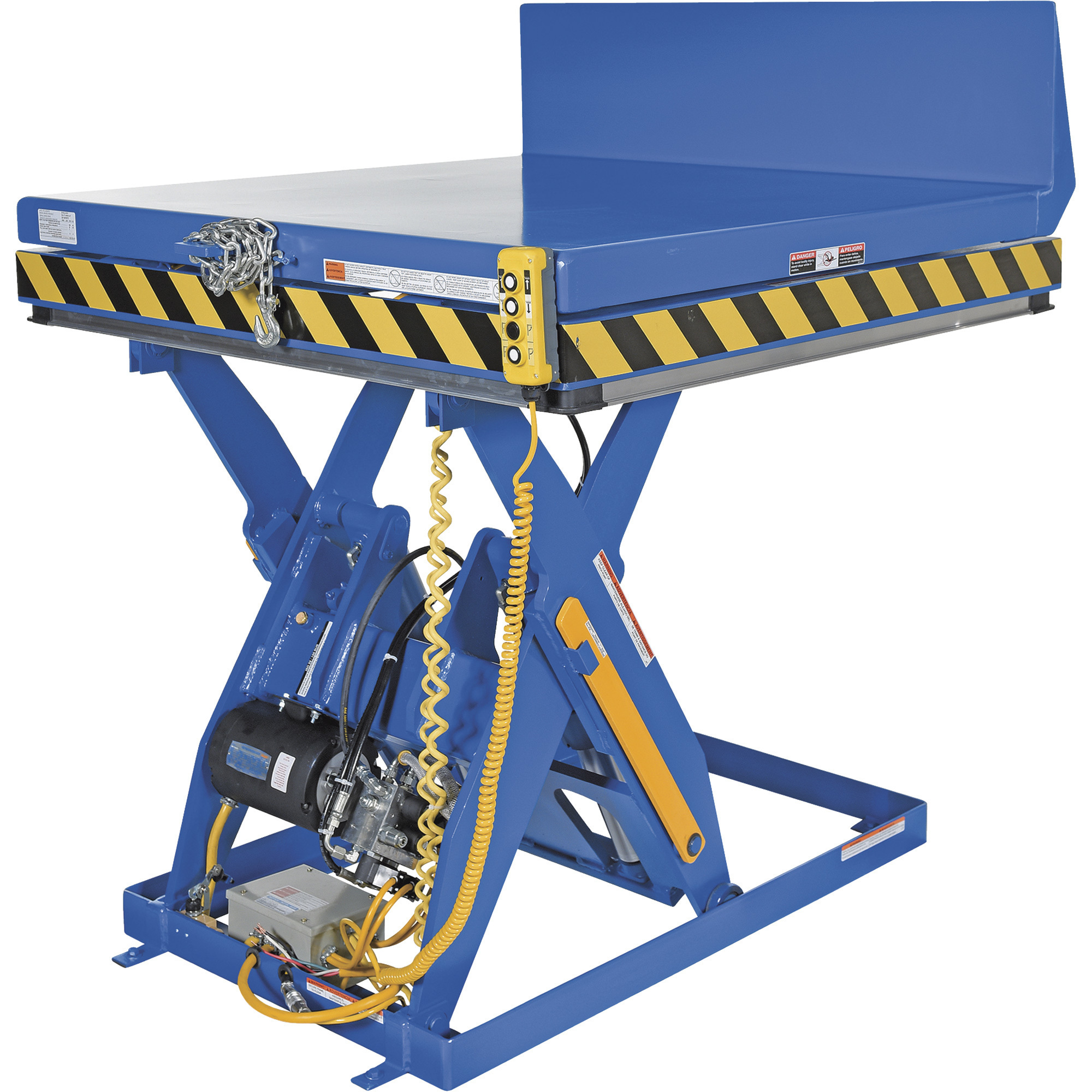 Vestil Lift & Tilt Scissor Table, 4,000-lb. Capacity, 48in.L x 48in.W ...