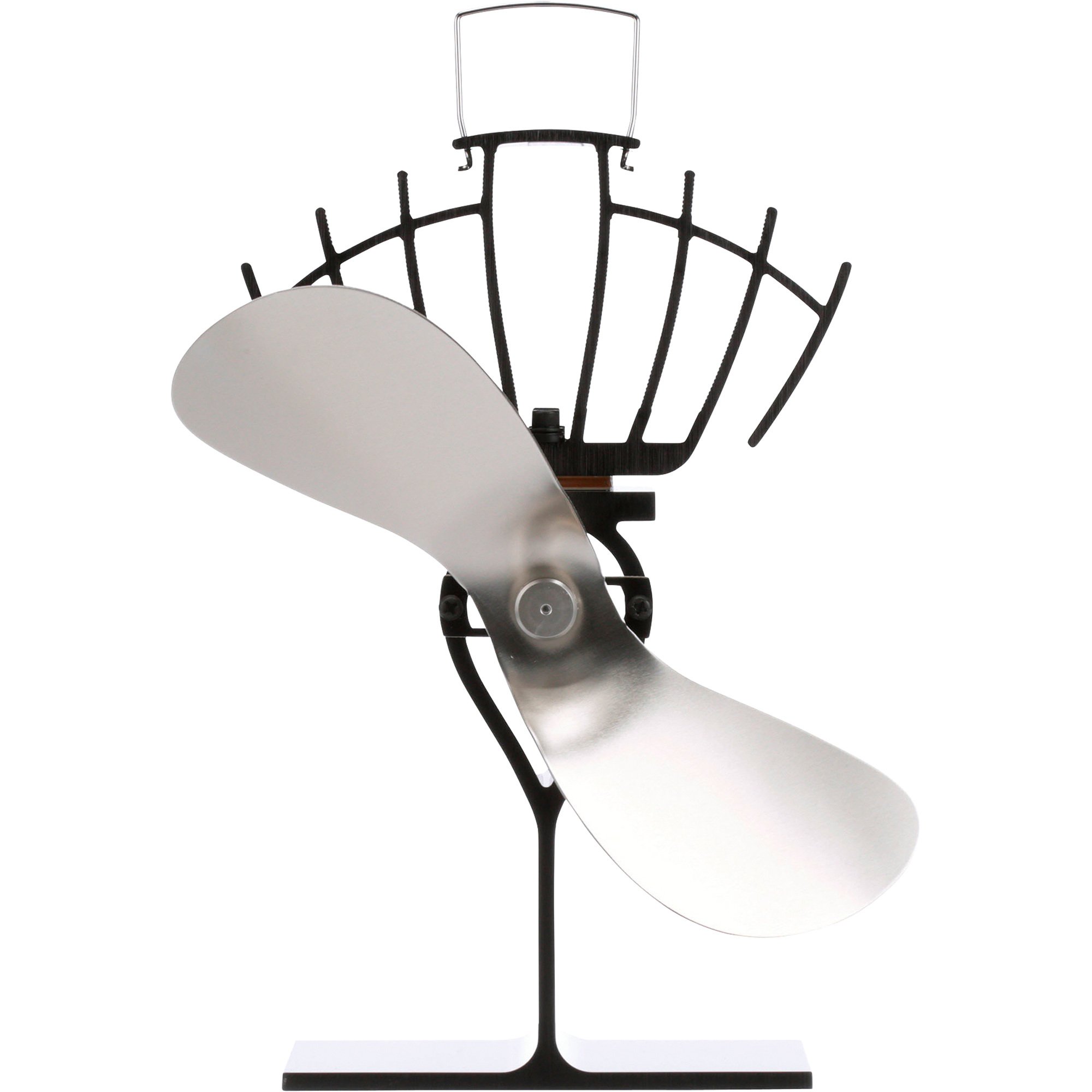 Ecofan UltrAir Heat-Powered Stove Fan For Wood Stoves — 125 CFM, Nickel ...