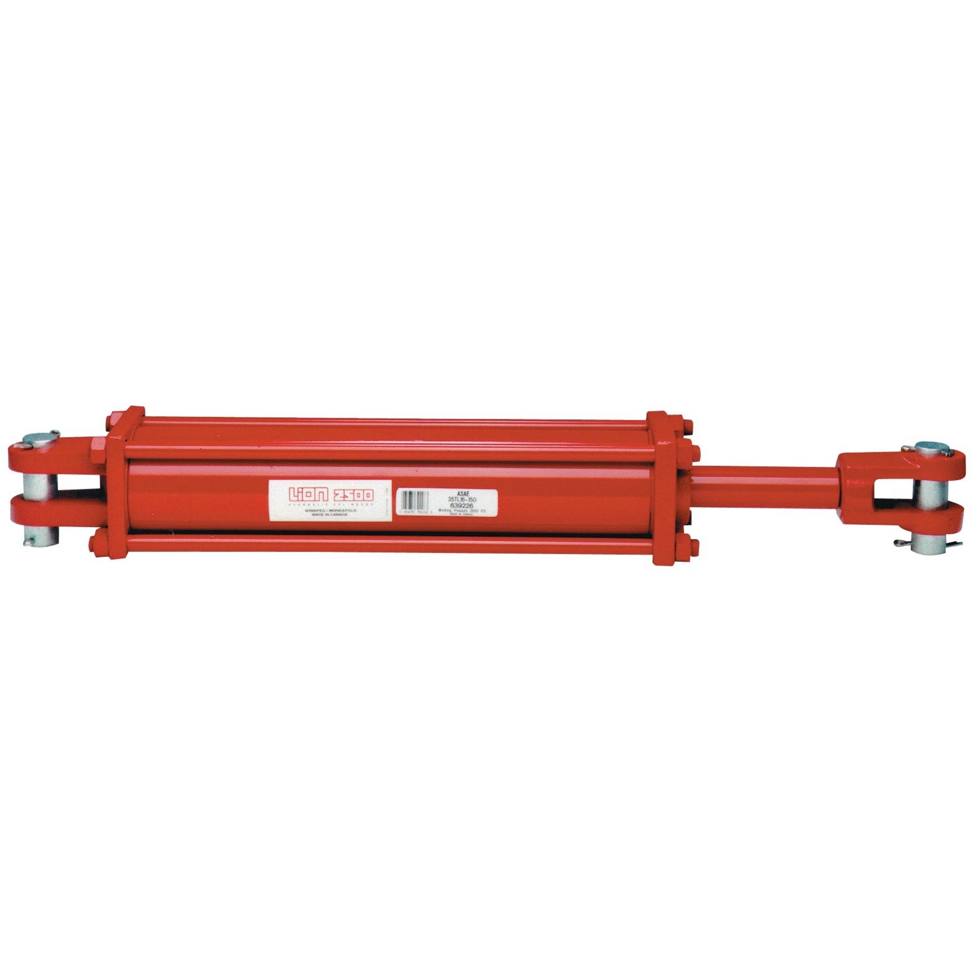 Lion Heavy-duty Tie-rod Hydraulic Cylinder — 2500 Psi, 2in. Bore, 10in 