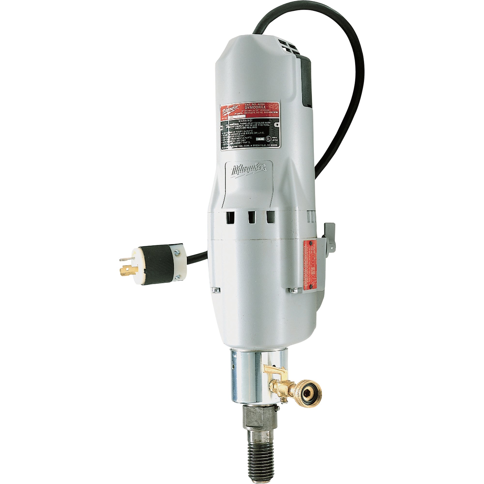 Milwaukee Diamond Coring Motor With Shear Pin — 300 or 600 RPM, 20 Amp ...