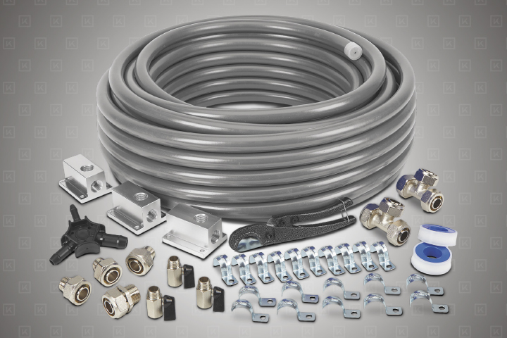Klutch 3/4in. 100ft. Master Kit Compressed Air Piping System | Northern ...