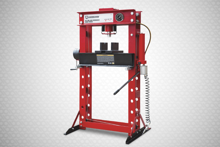 Strongway 50-Ton Pneumatic Shop Press with Gauge and Winch | Northern Tool