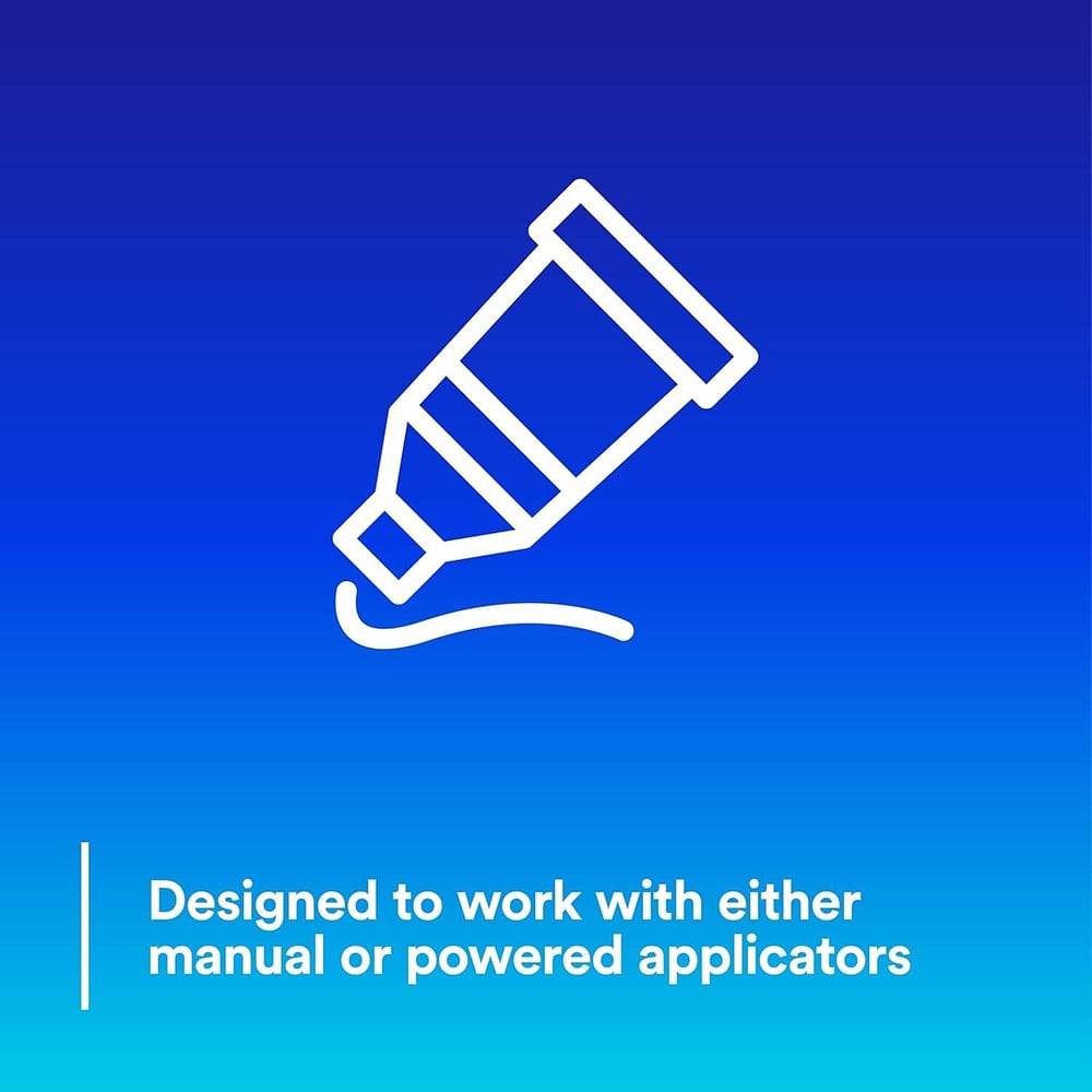 3M Urethane Super Fast Adhesive — 10 Oz. Cartridge, Black, 10–15 Minute Work Time, Model# MMM8609 *MISSING TOP ATTACHMENT**