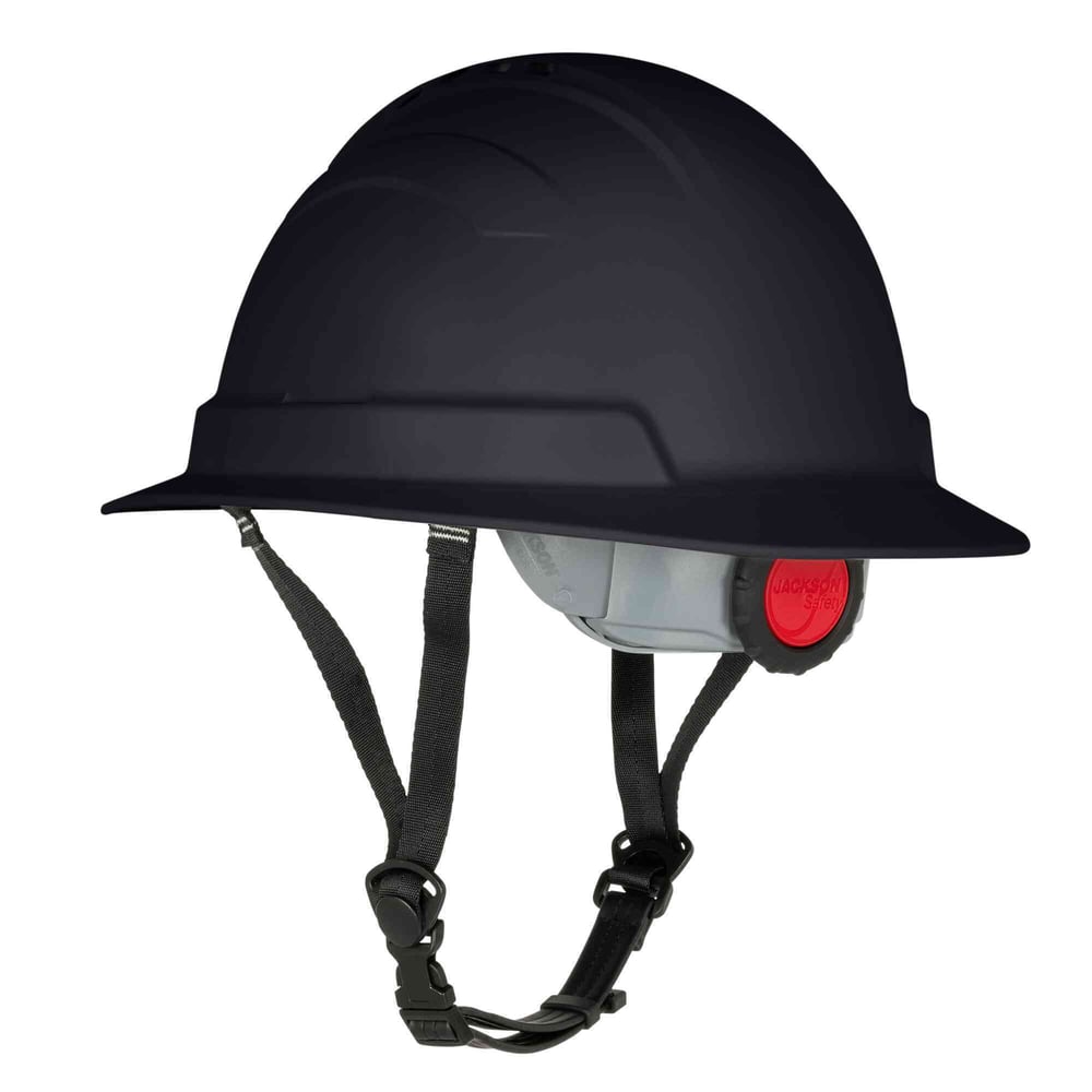 Jackson Safety® - Safety Helmet - BLOCKHEAD2 Series - Full Brim - Type 2 - Vented - Black - Model # 22524