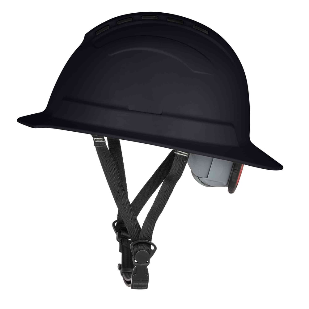 Jackson Safety® - Safety Helmet - BLOCKHEAD2 Series - Full Brim - Type 2 - Vented - Black - Model # 22524